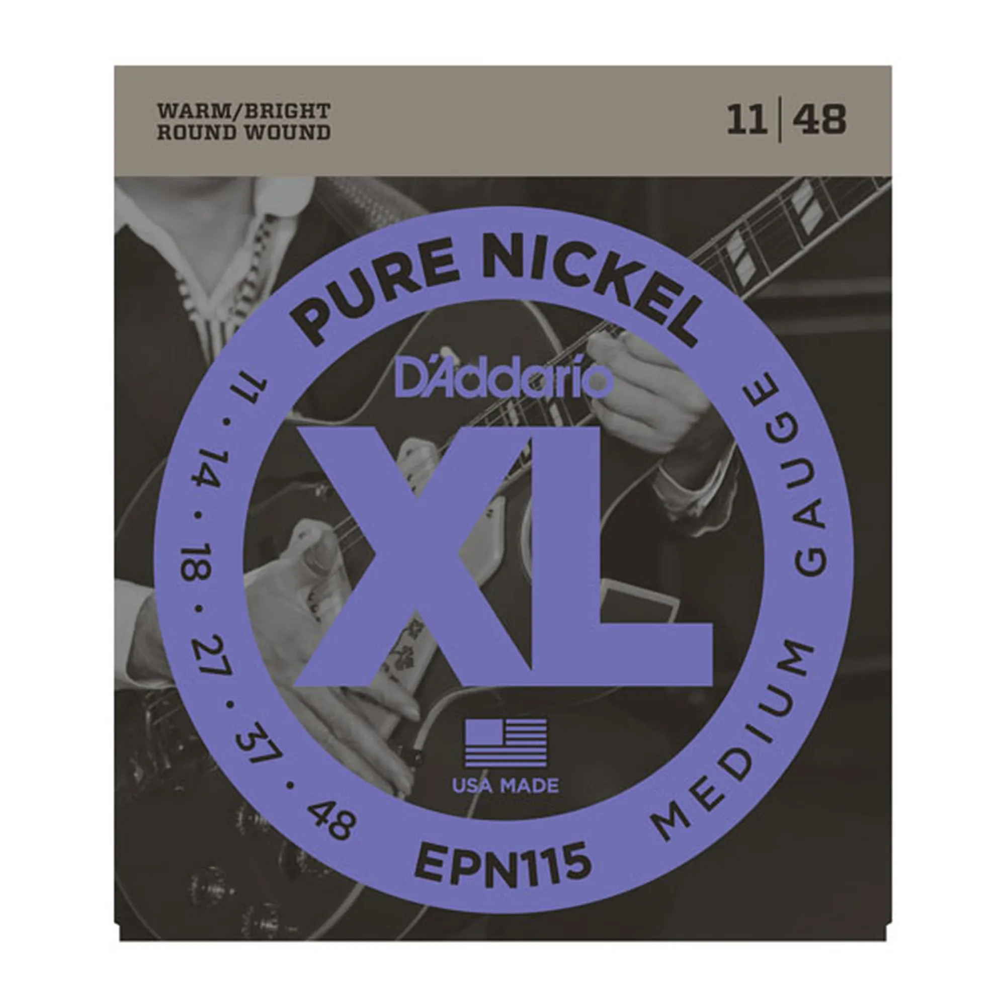 D´Addario EPN115 Pure Nickel Blues/Jazz Rock