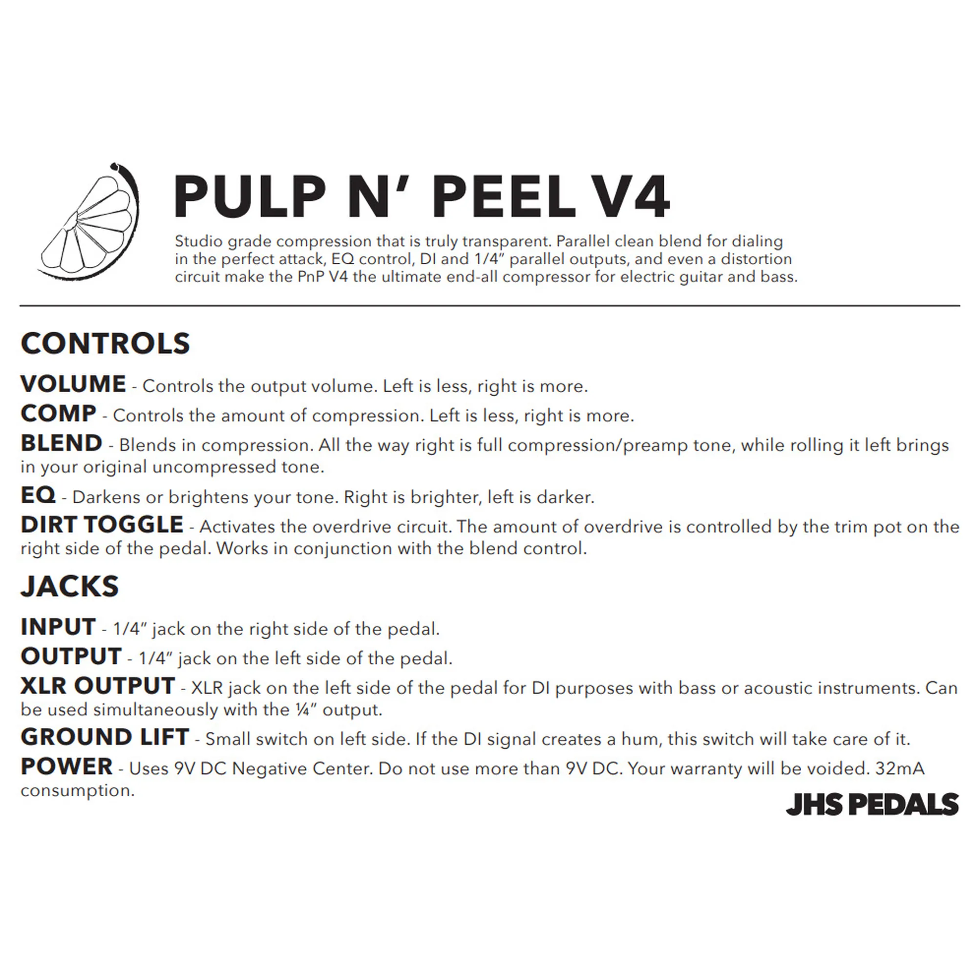 JHS Pulp 'N' Peel V4