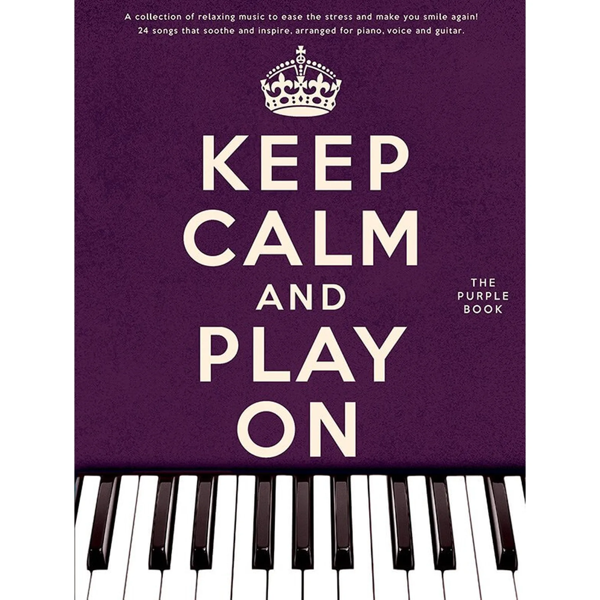 Keep Calm and Play on The Purple book