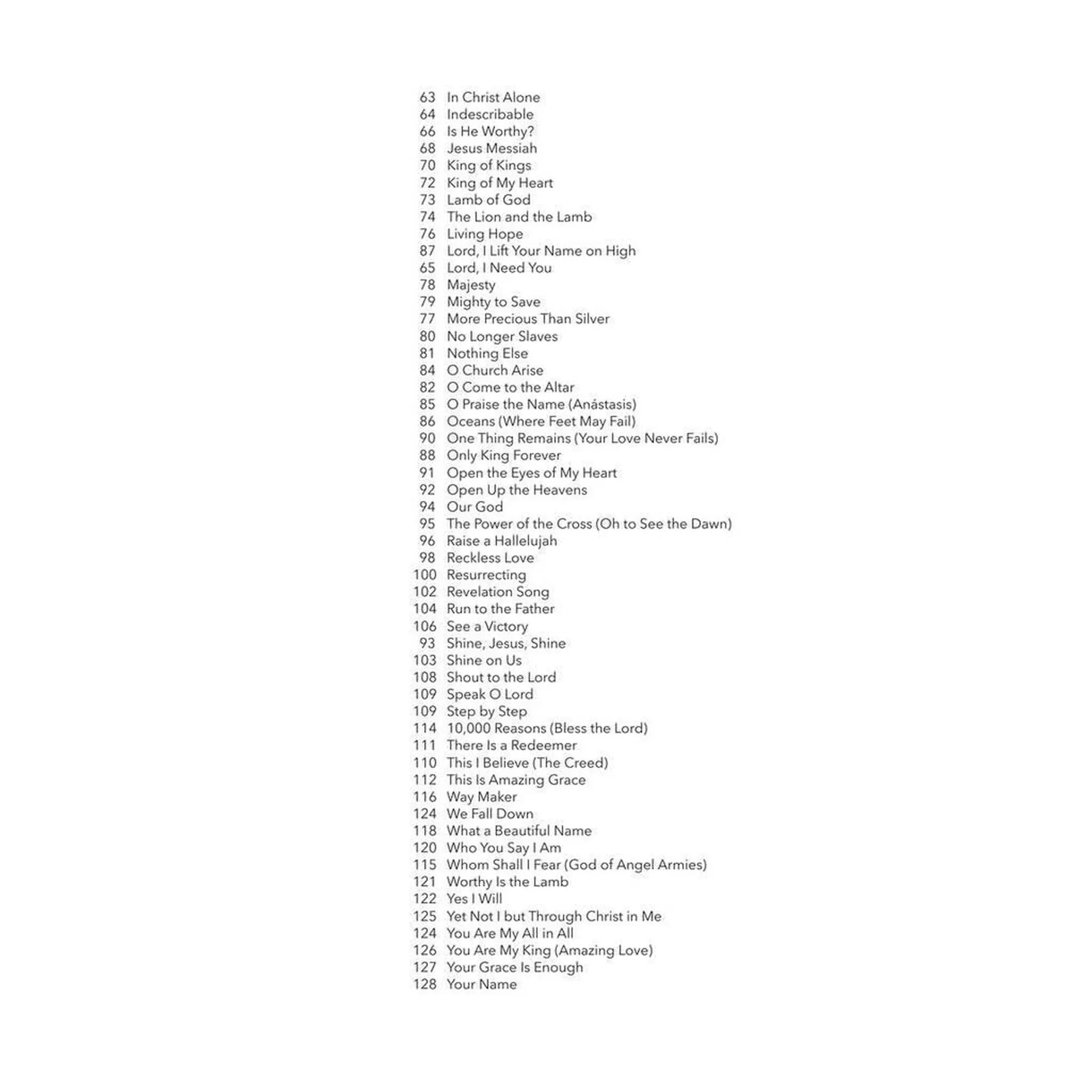 101 Worship Songs for Clarinet