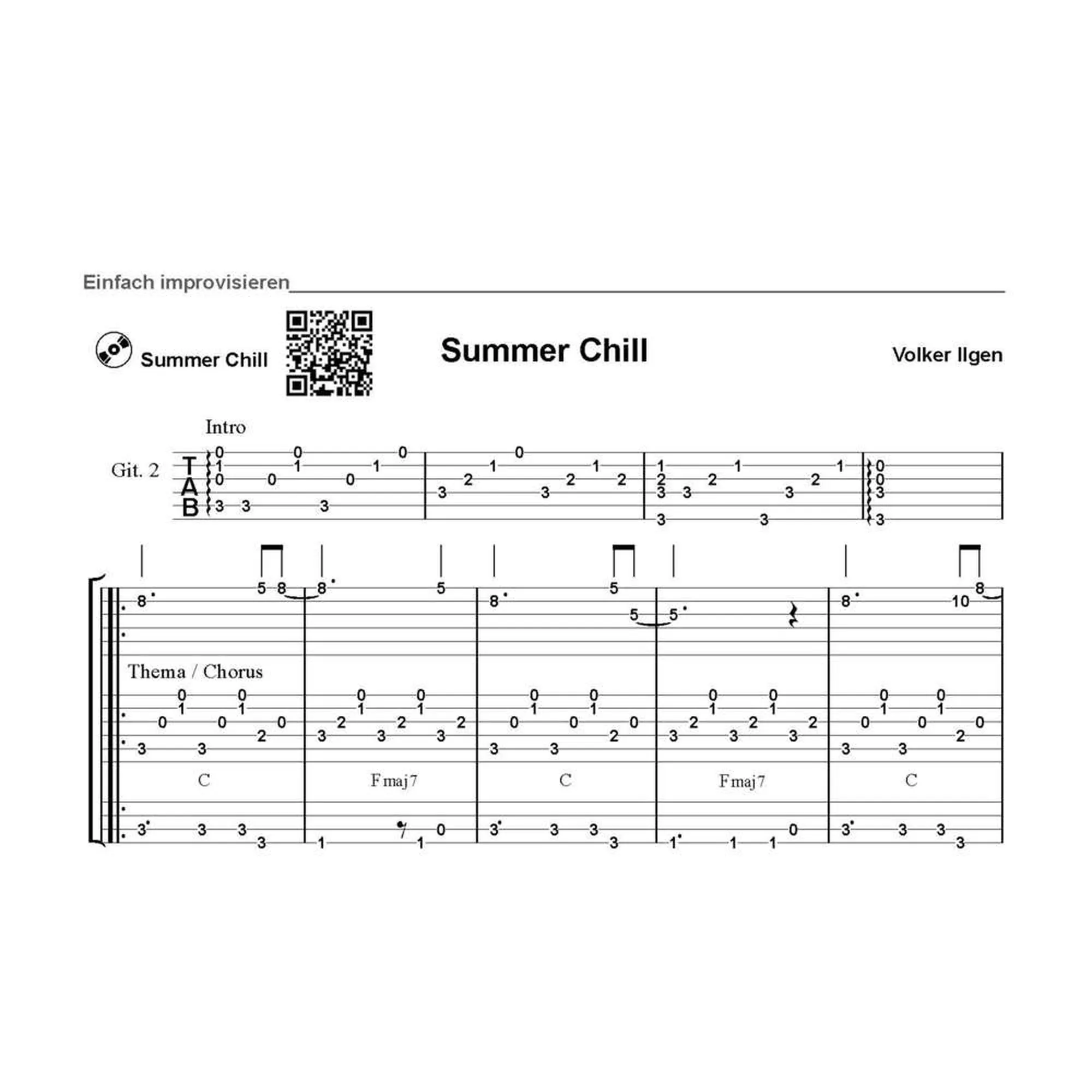 Einfach Improvisieren - Der Leichte Einstieg In Die Improvisation Auf Der Gitarre