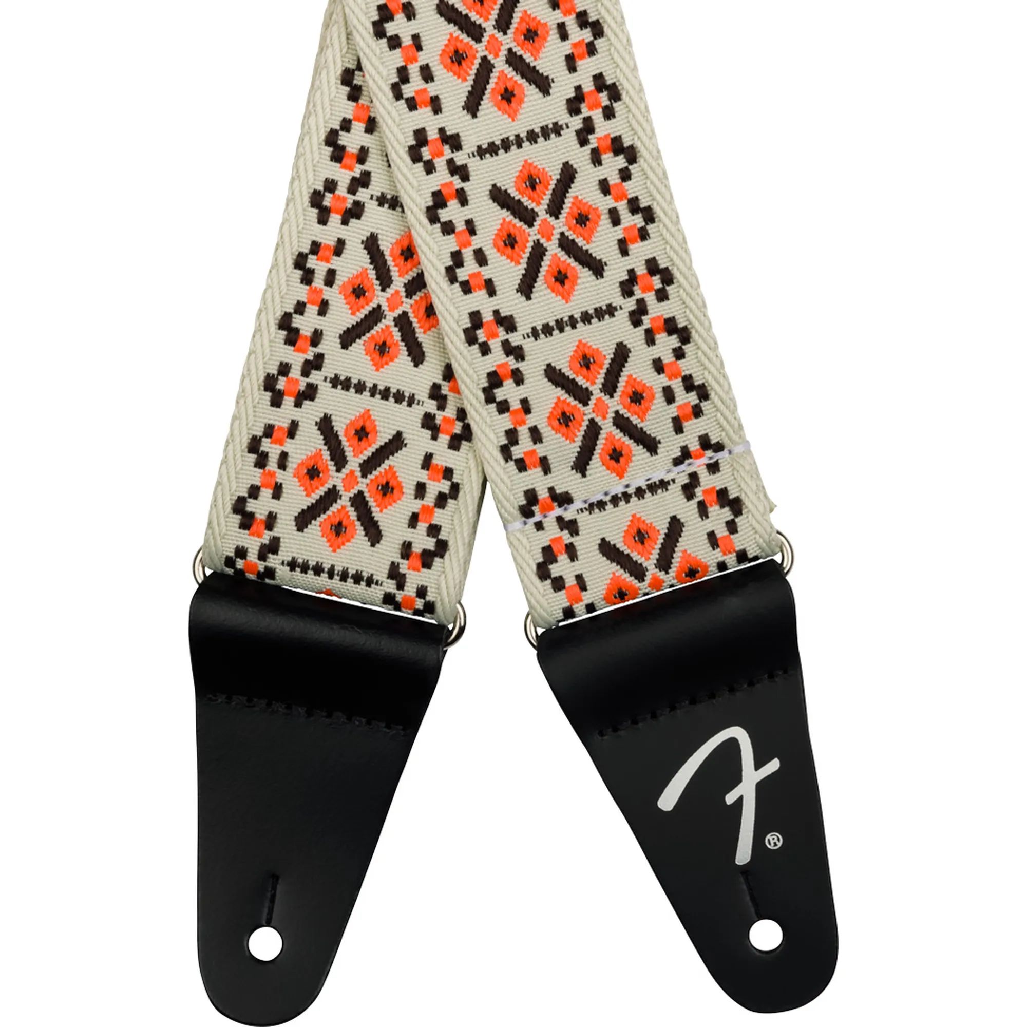 Fender Pasadena Woven Strap Lattice Orange