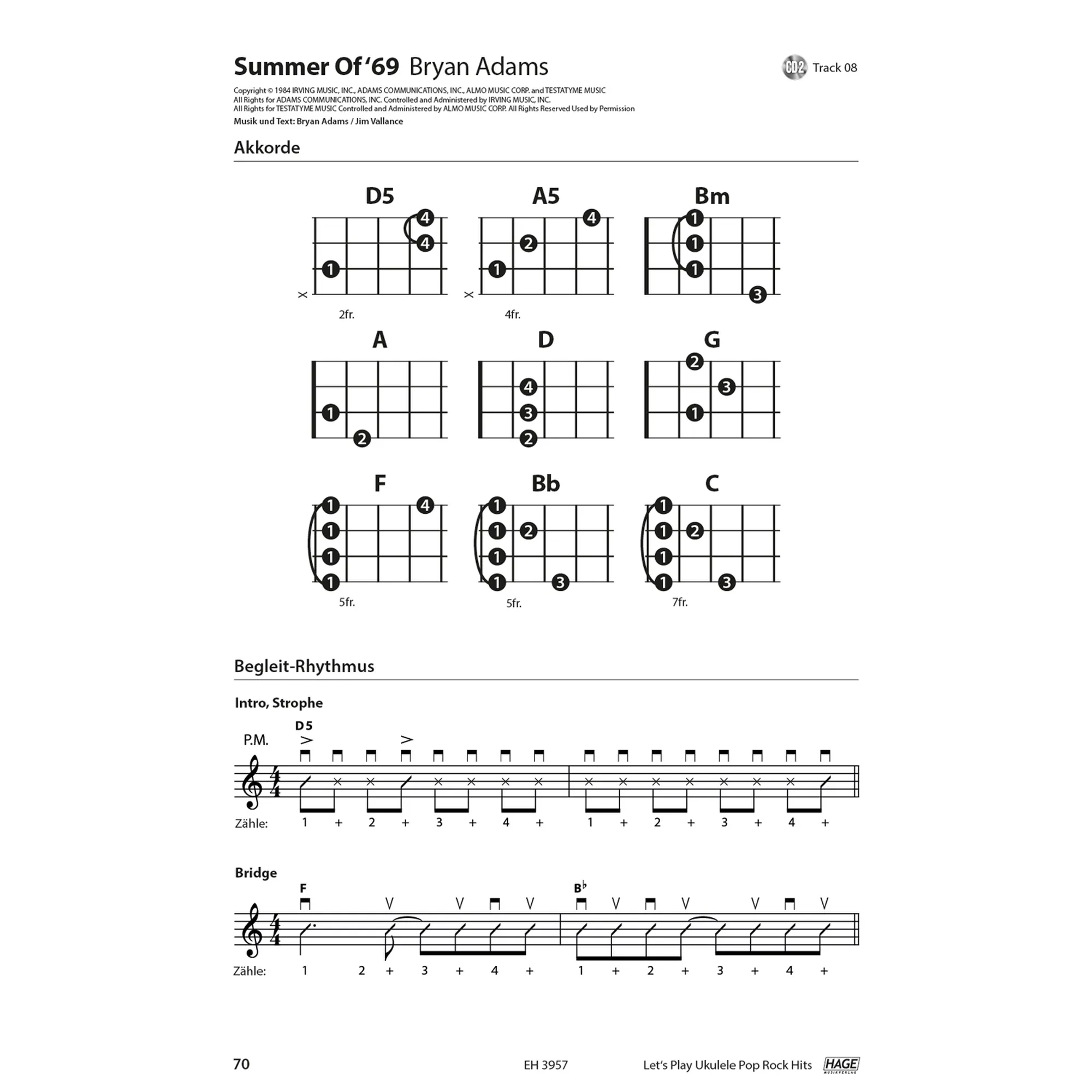 Let´s play Ukulele - Pop Rock Hits