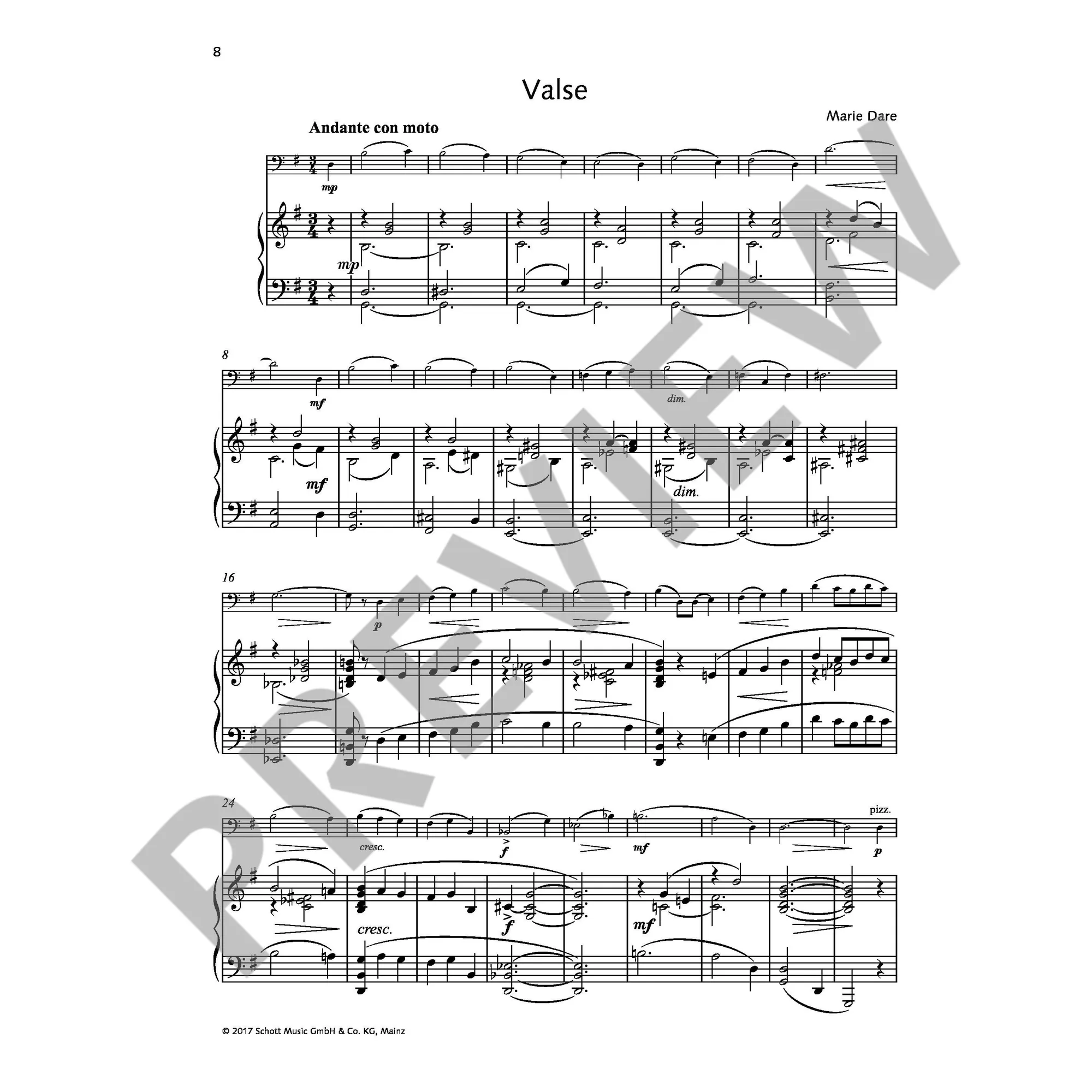 Serenade + Valse