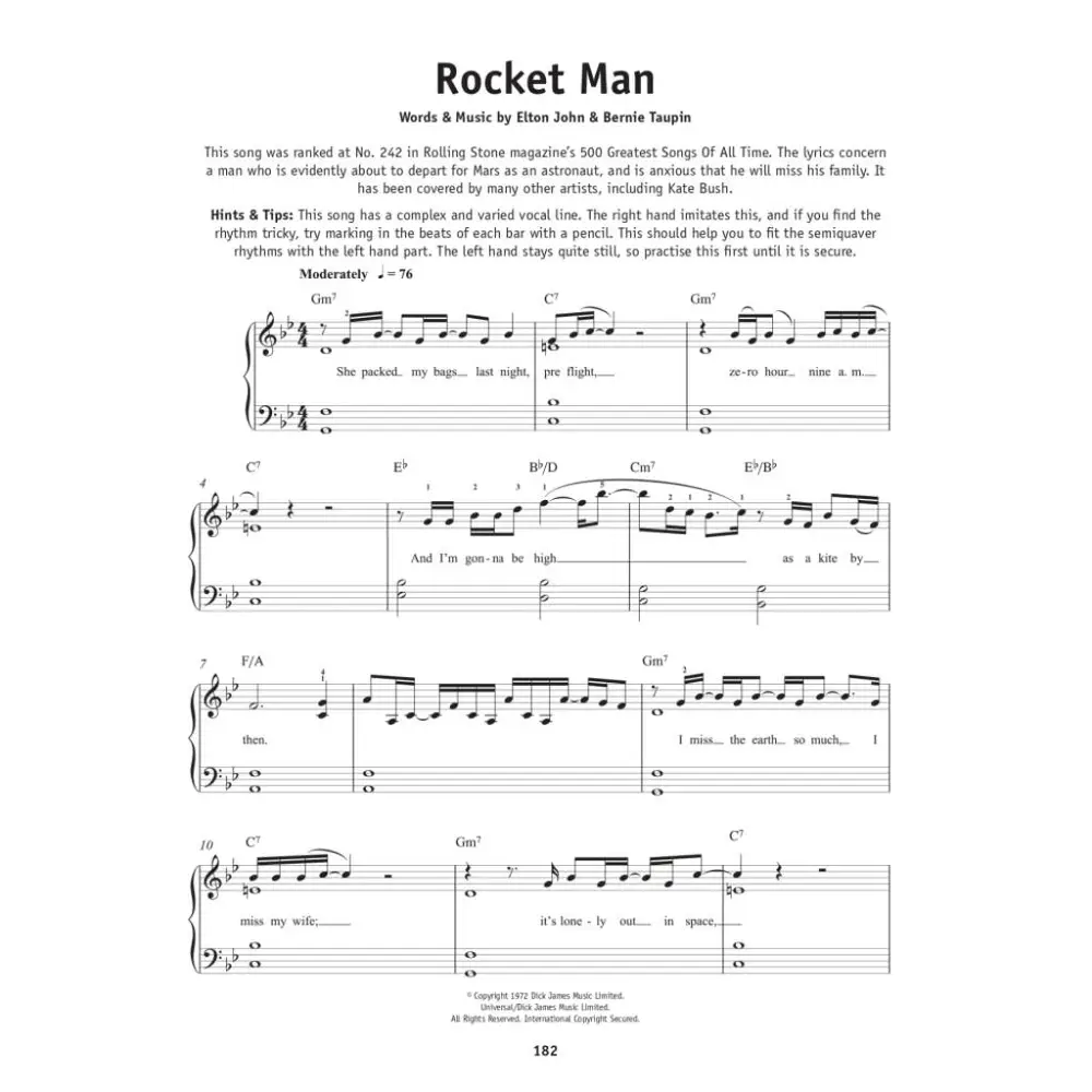 Really Easy Piano : 101 Top Hits
