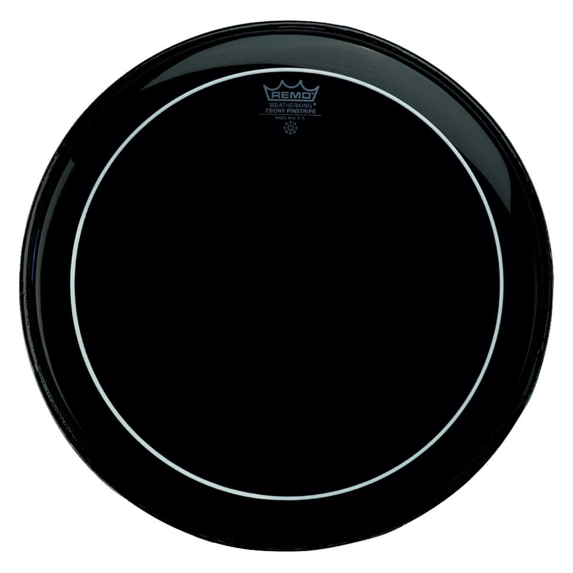 Remo Pinstripe Ebony 6"