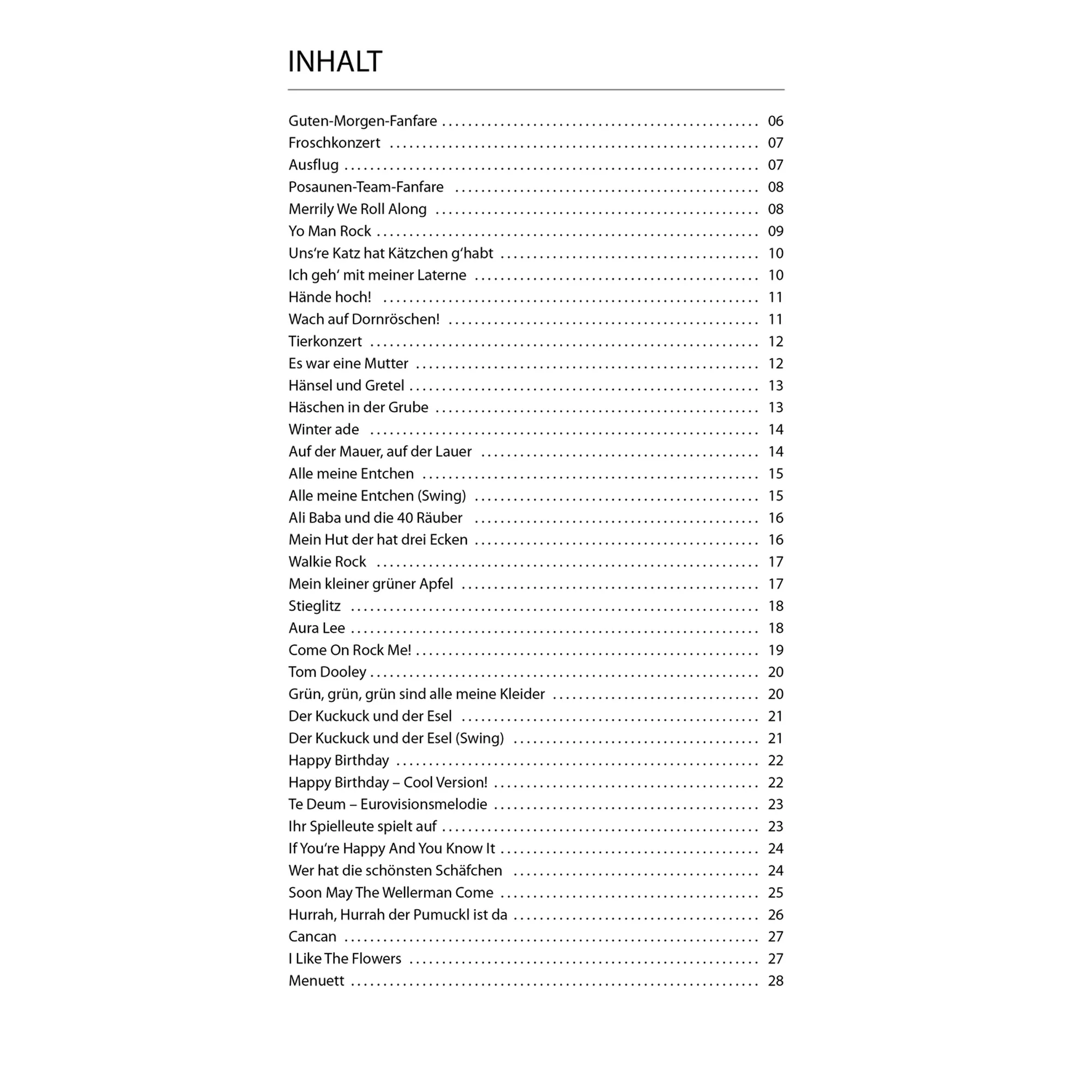 Posaunenfuchs Spielbuch
