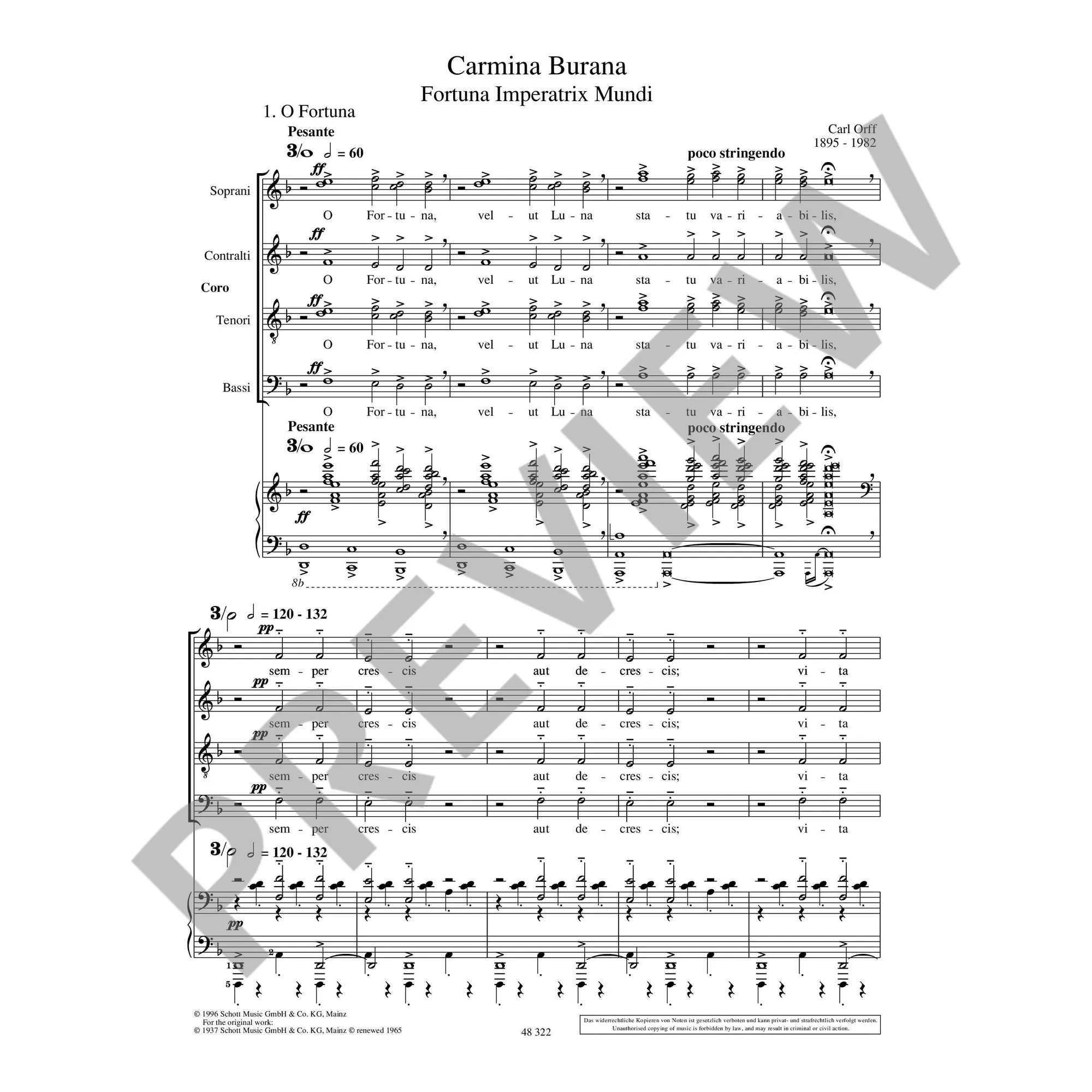 Carmina Burana - Cantiones Profanä