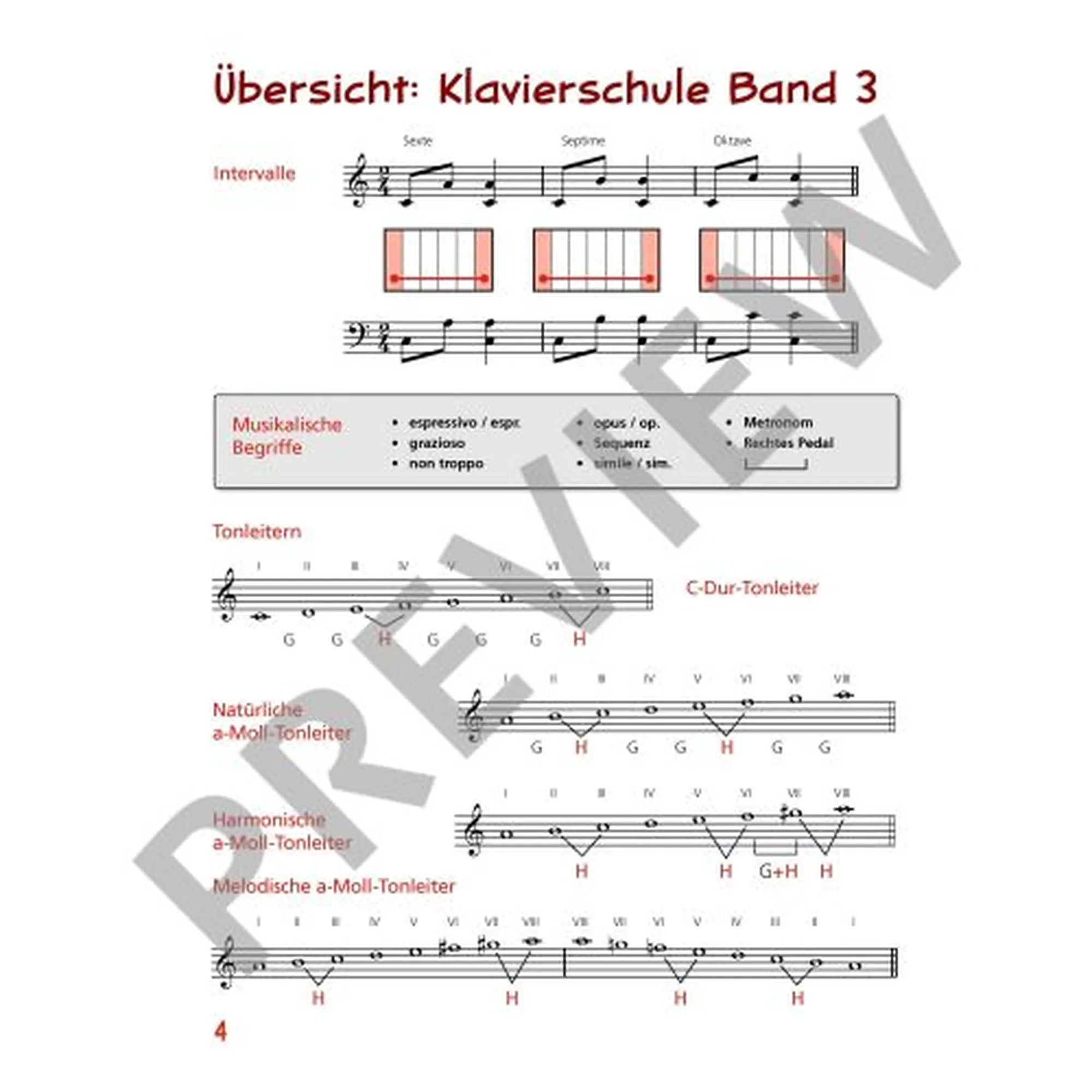 Piano junior - Theoriebuch Band 3