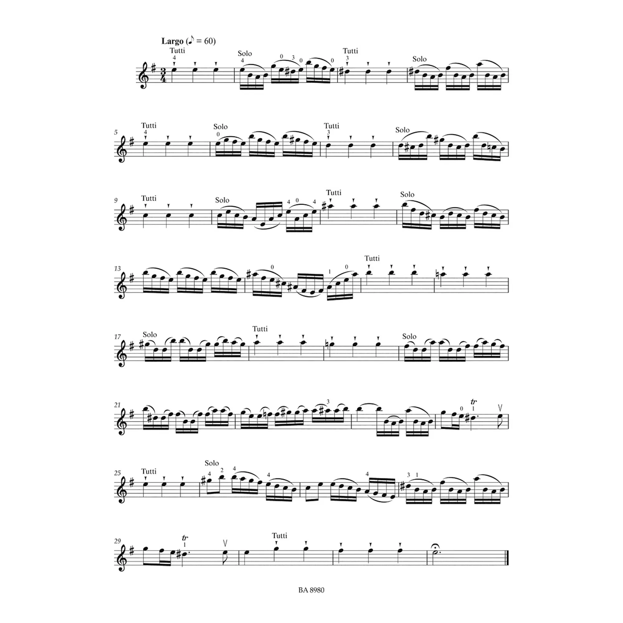 Concerto G-Dur OP 3/3 RV 310 PV 96