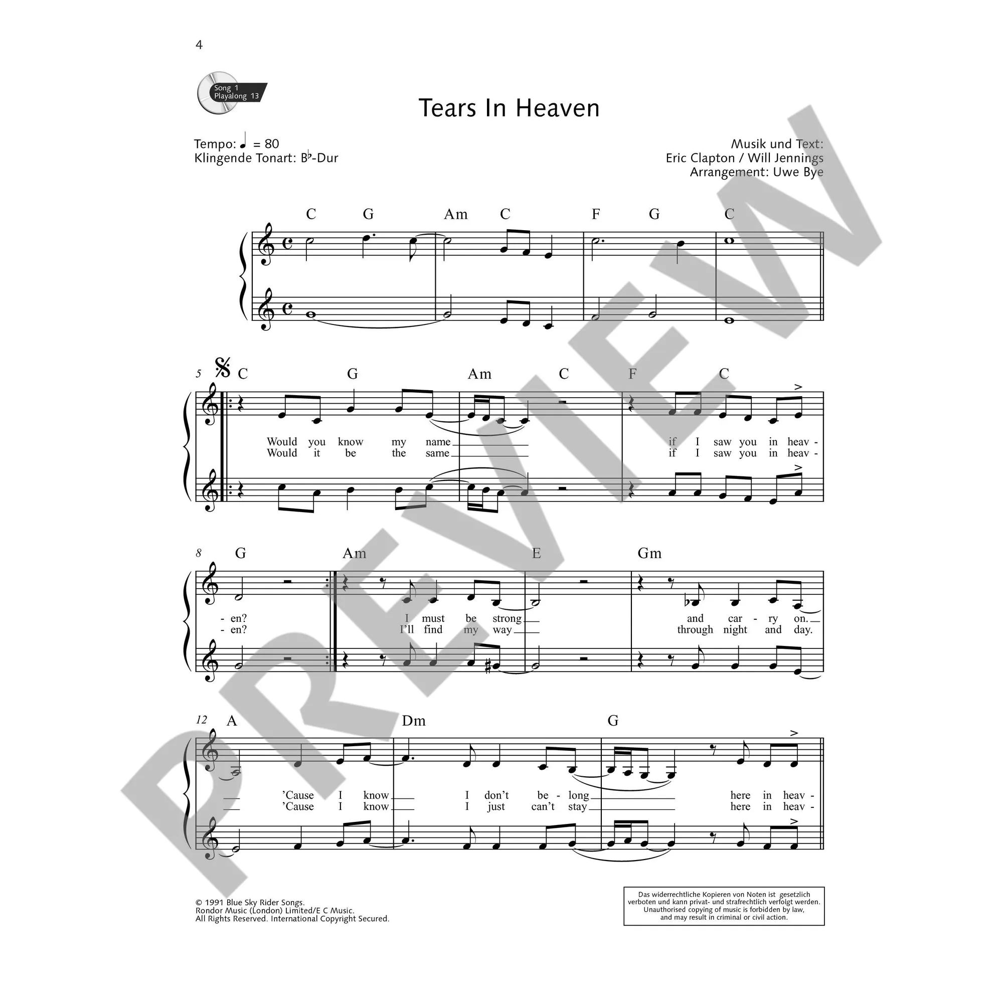 Pop for Clarinet 2