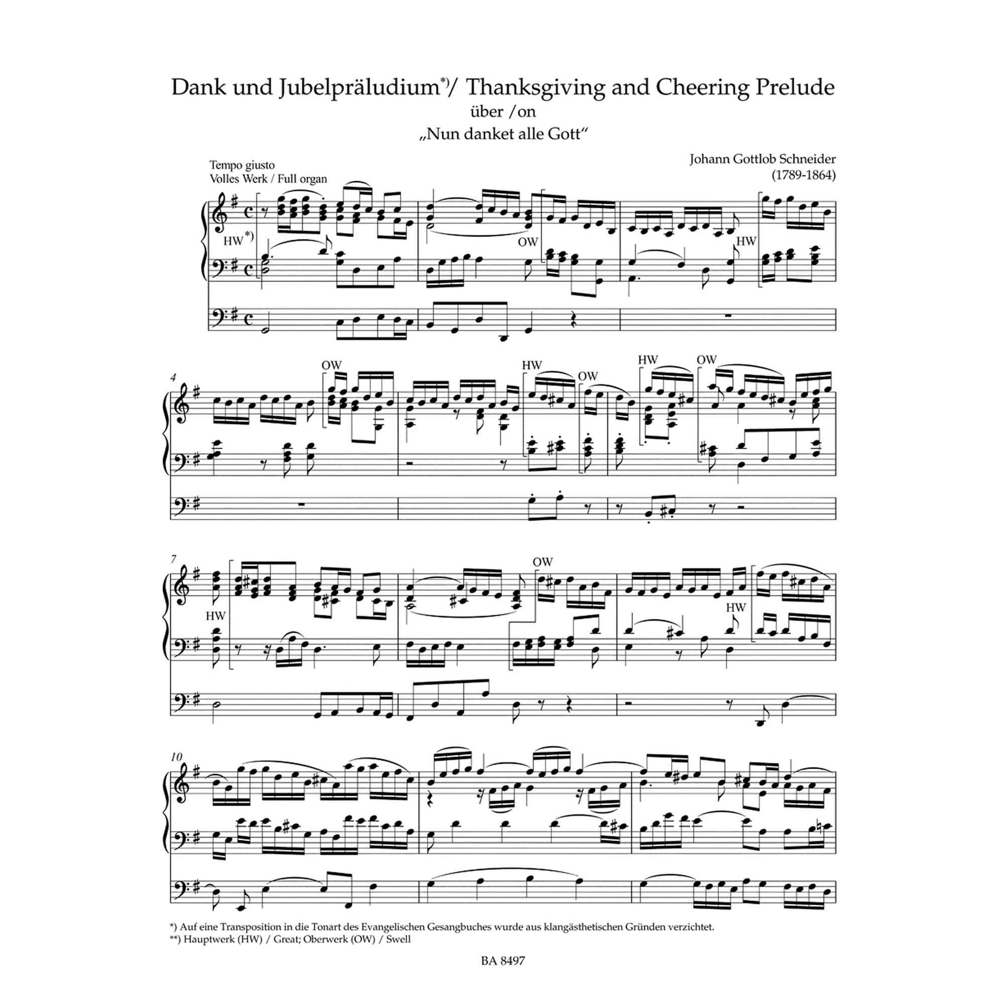 Orgelmusik zu Lob und Dank II