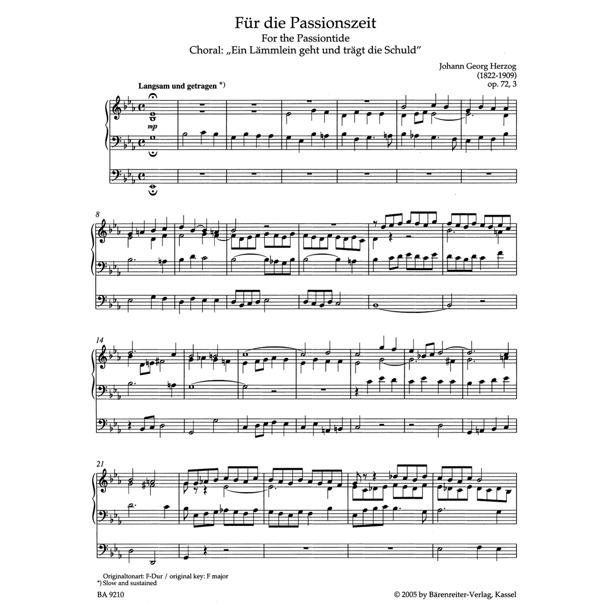Orgelmusik zur Passions- und Osterzeit