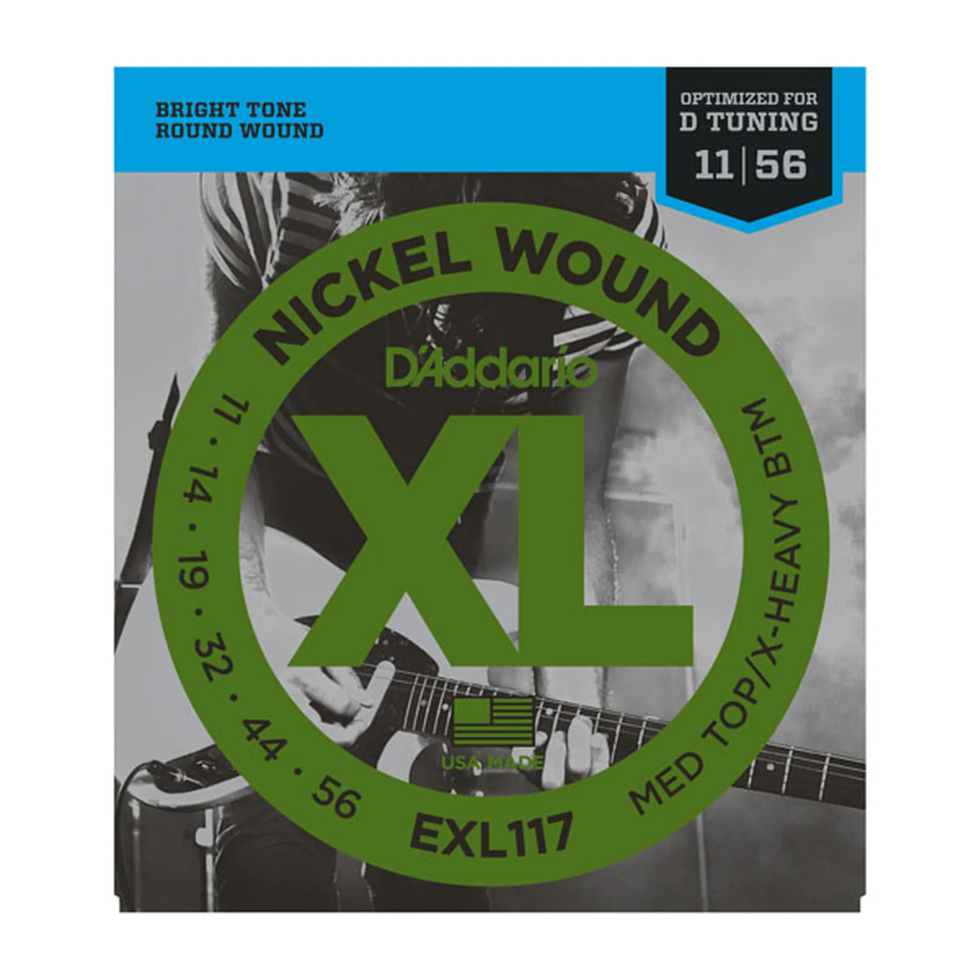 D´Addario EXL117 Medium Top/Extra Heavy Bottom