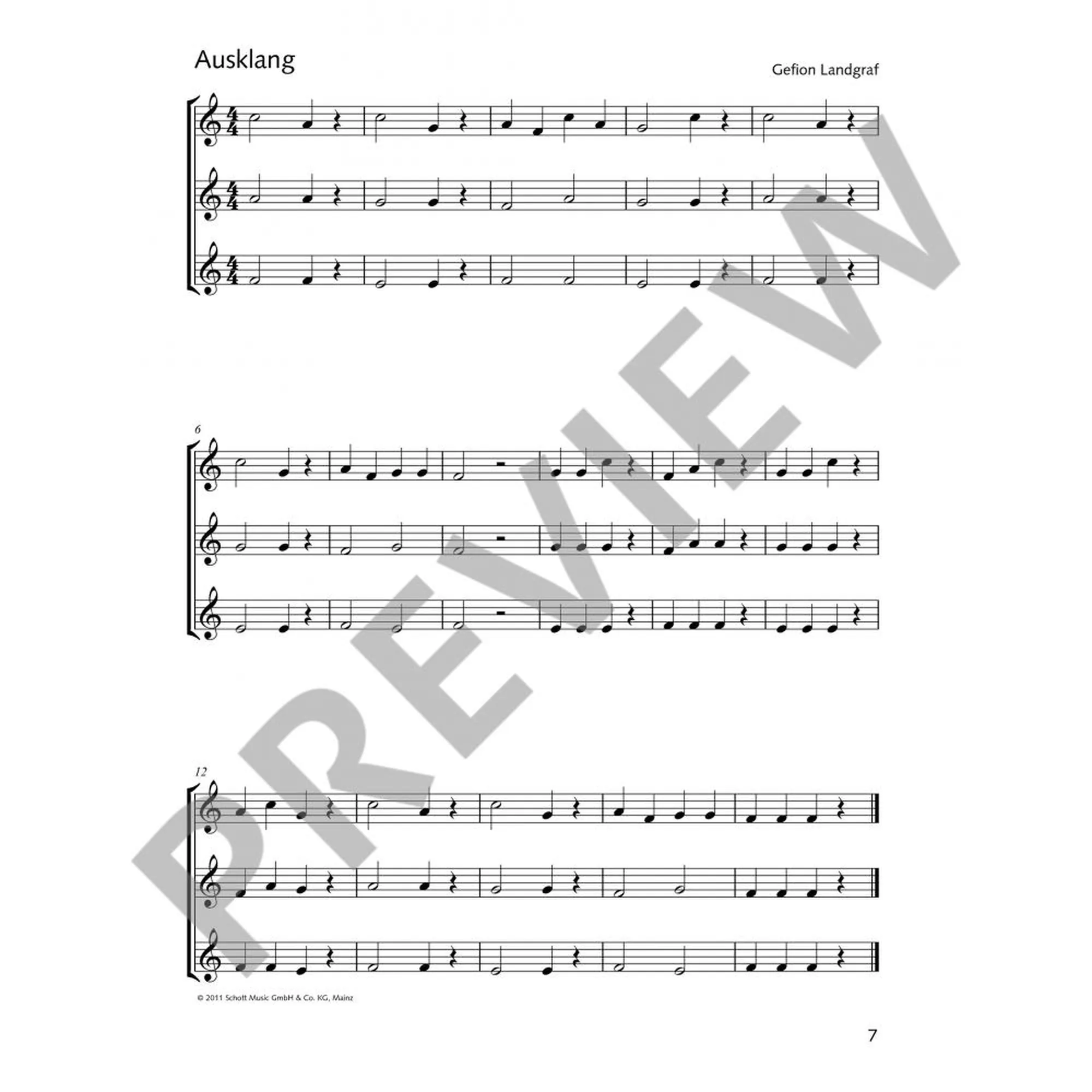Die fröhliche Querflöte - Trioheft 1
