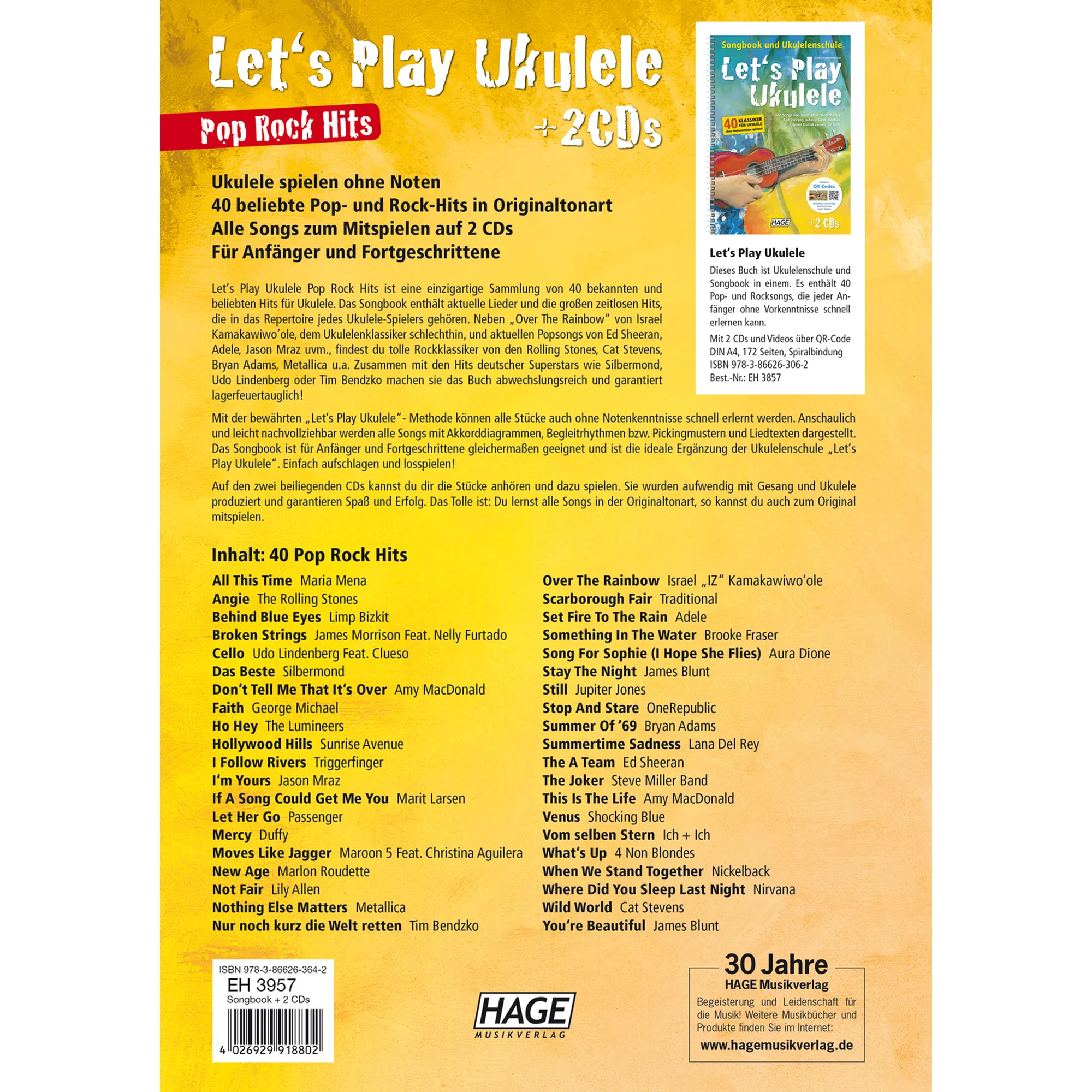 Let´s play Ukulele - Pop Rock Hits