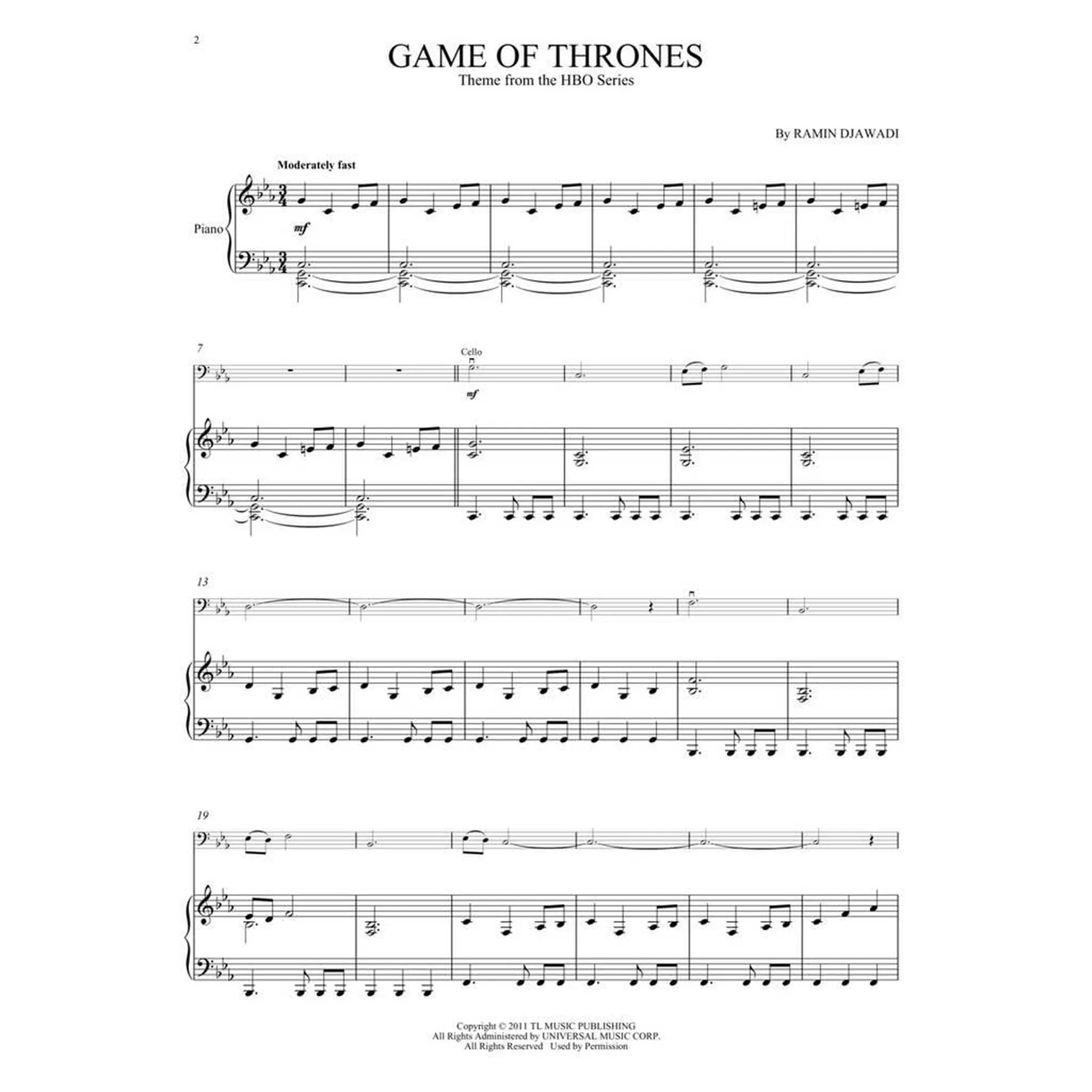 Game of Thrones (main Theme):