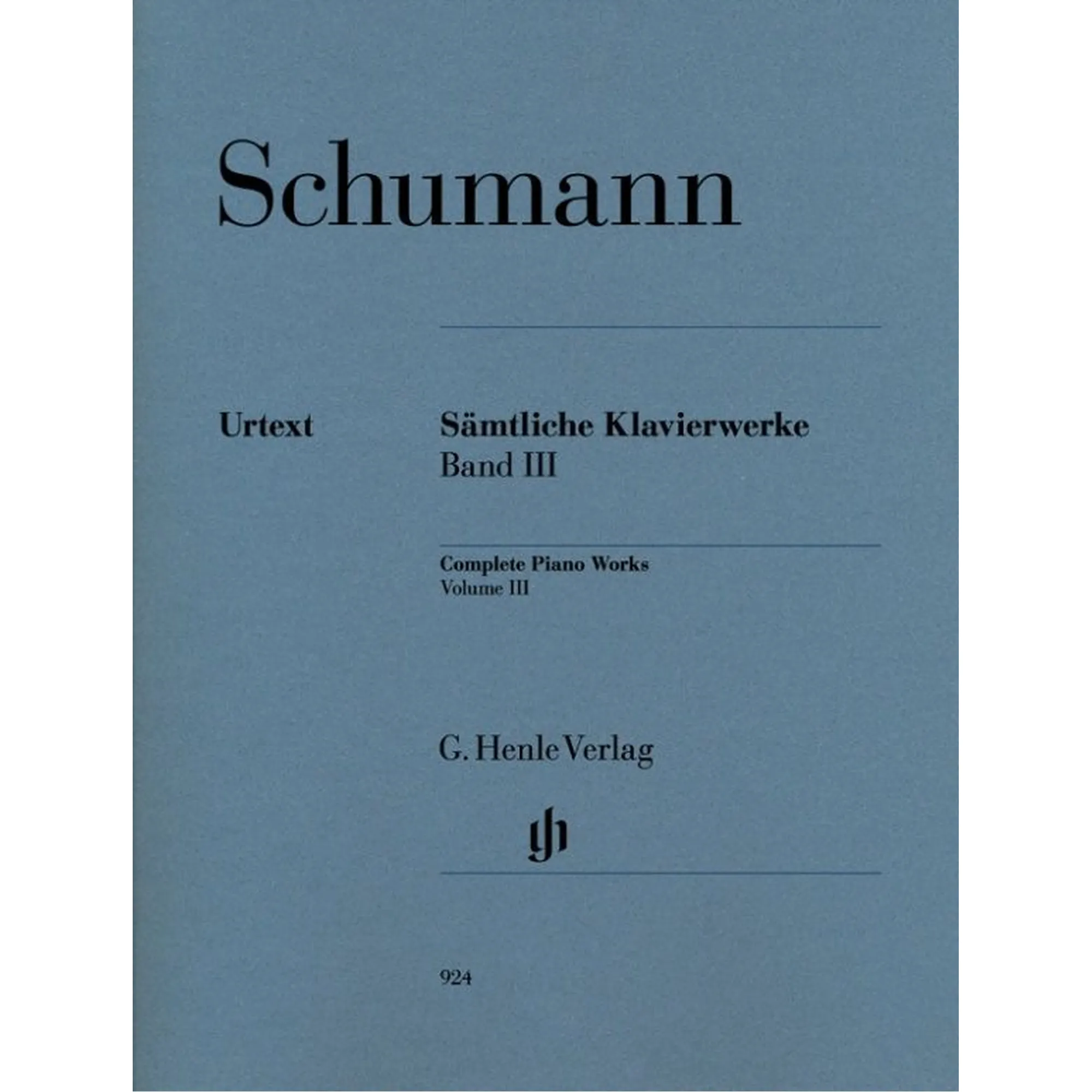 Schumann, Sämtliche Klavierwerke 3