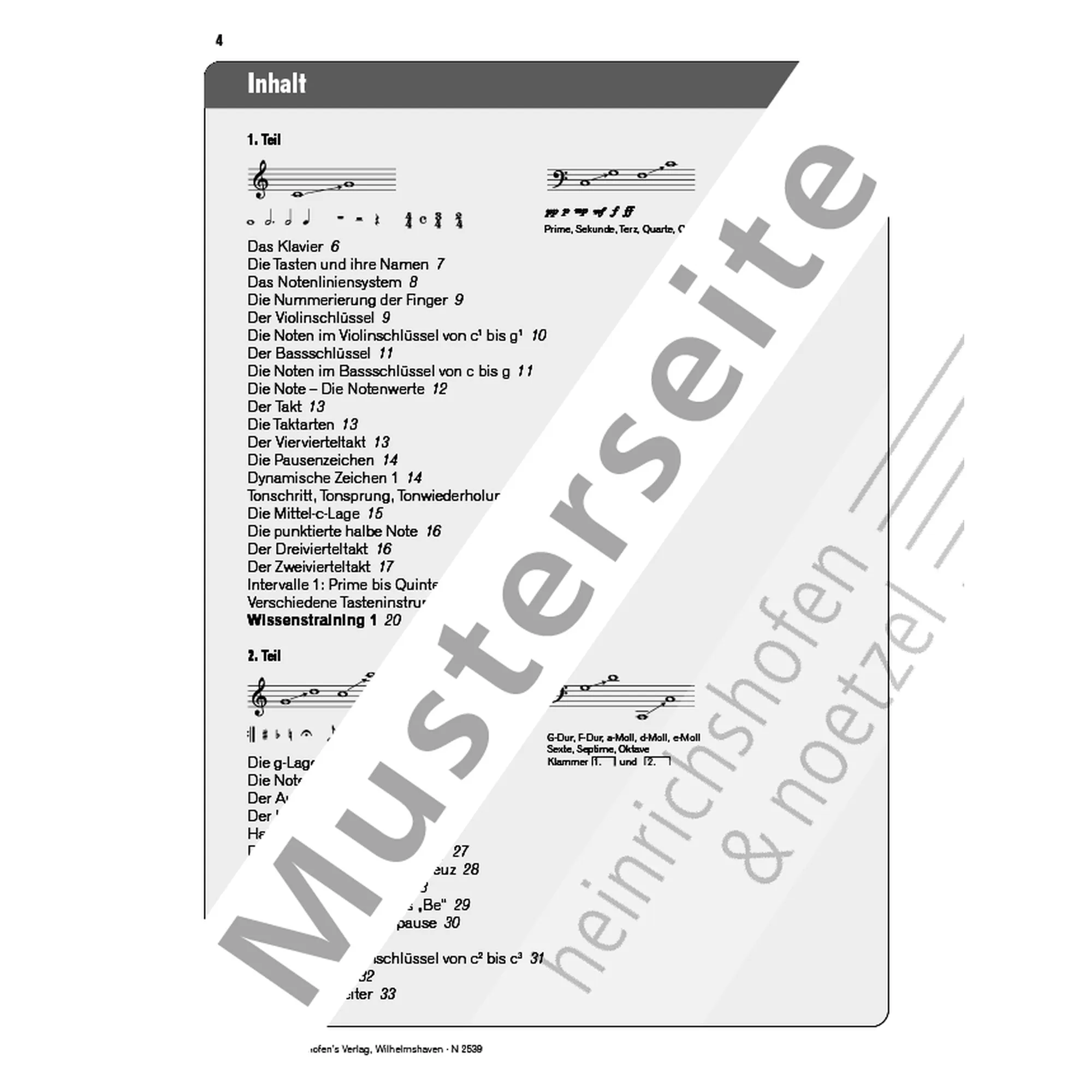 Spielend Theorie lernen - Klavier