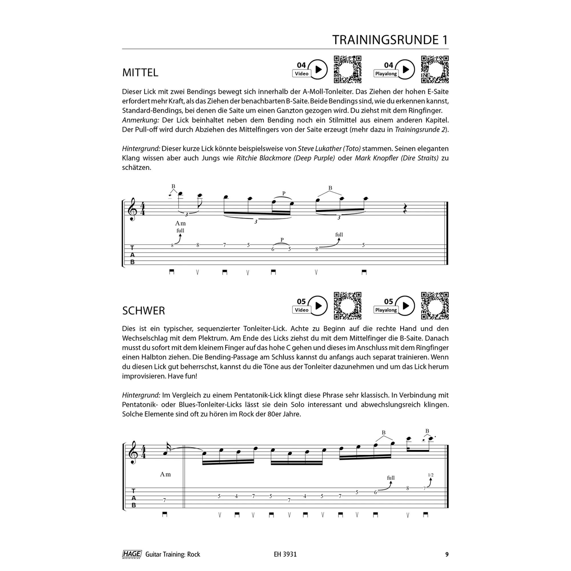 Guitar Training Rock