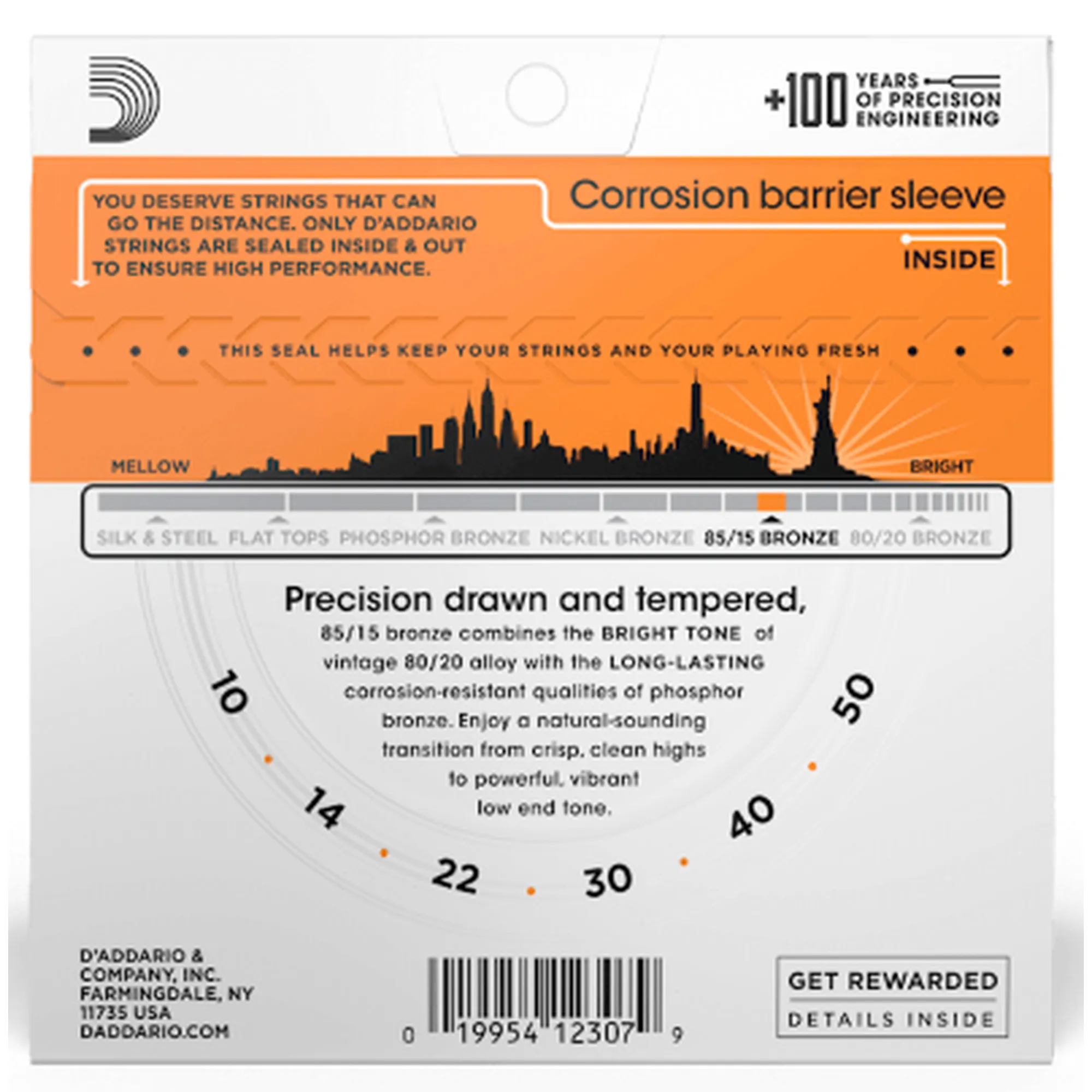 D´Addario EZ900 Great American Bronze Extra Light