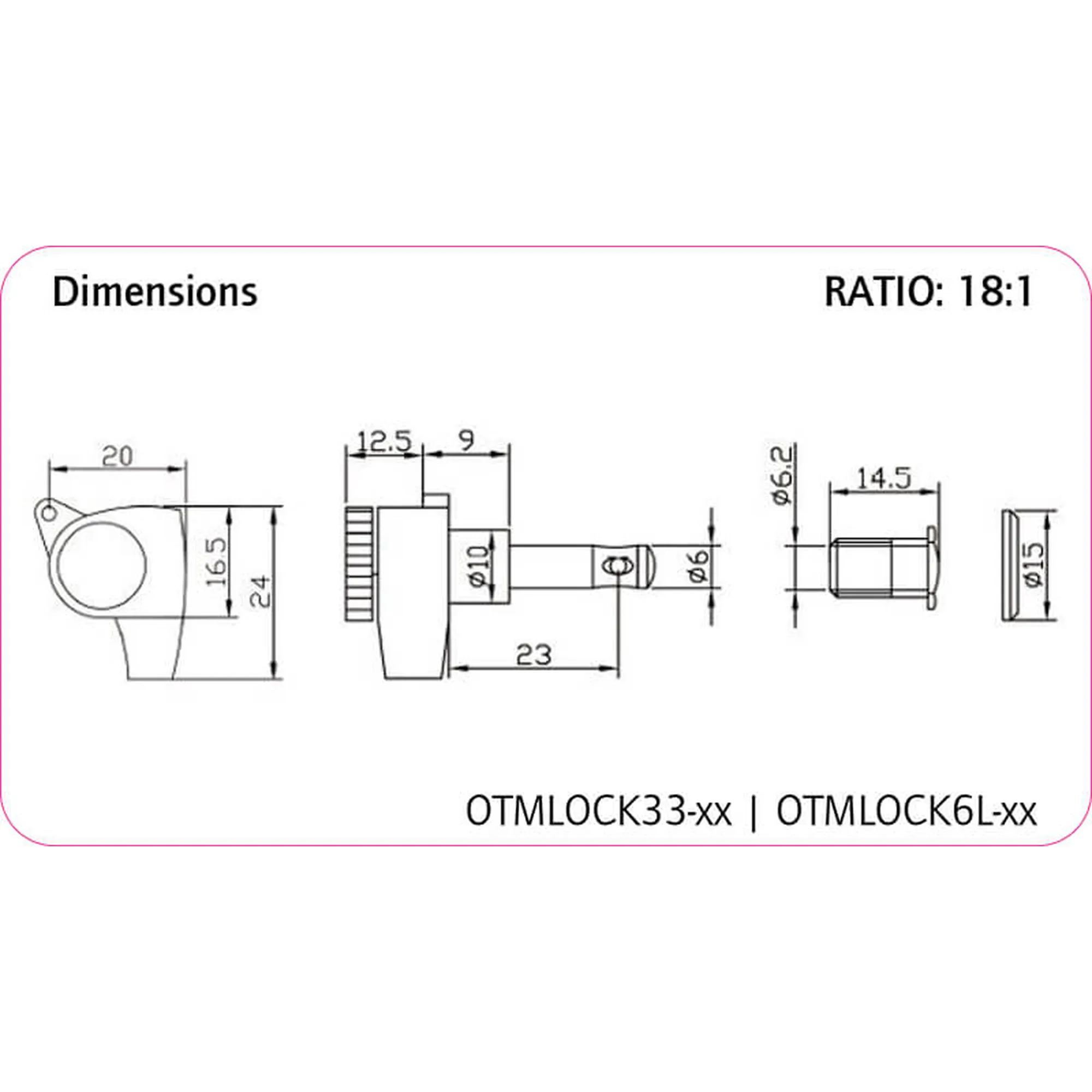 Ortega OTMLOCK33-GB