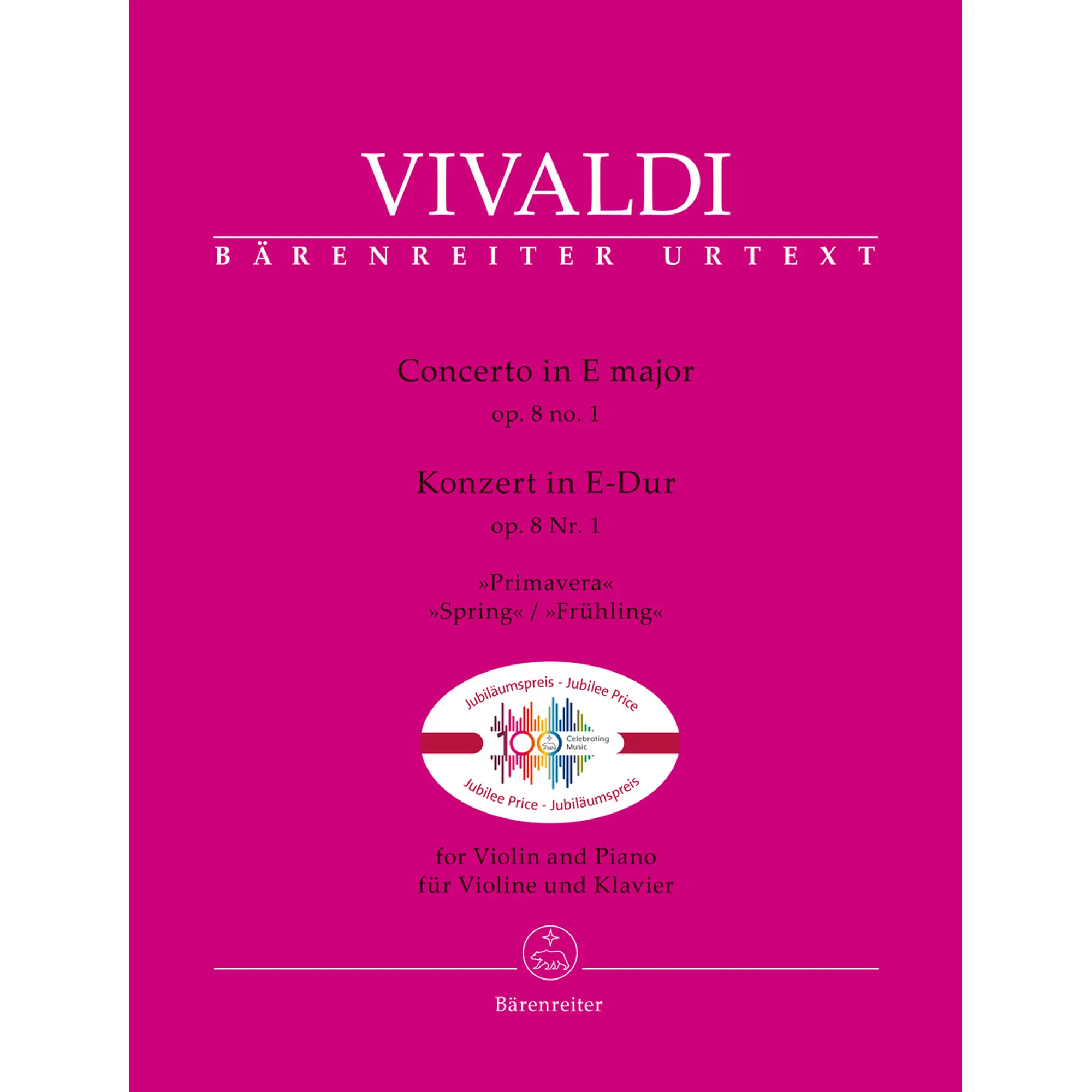 Concerto E-Dur op 8/1 RV 269 "Frühling"