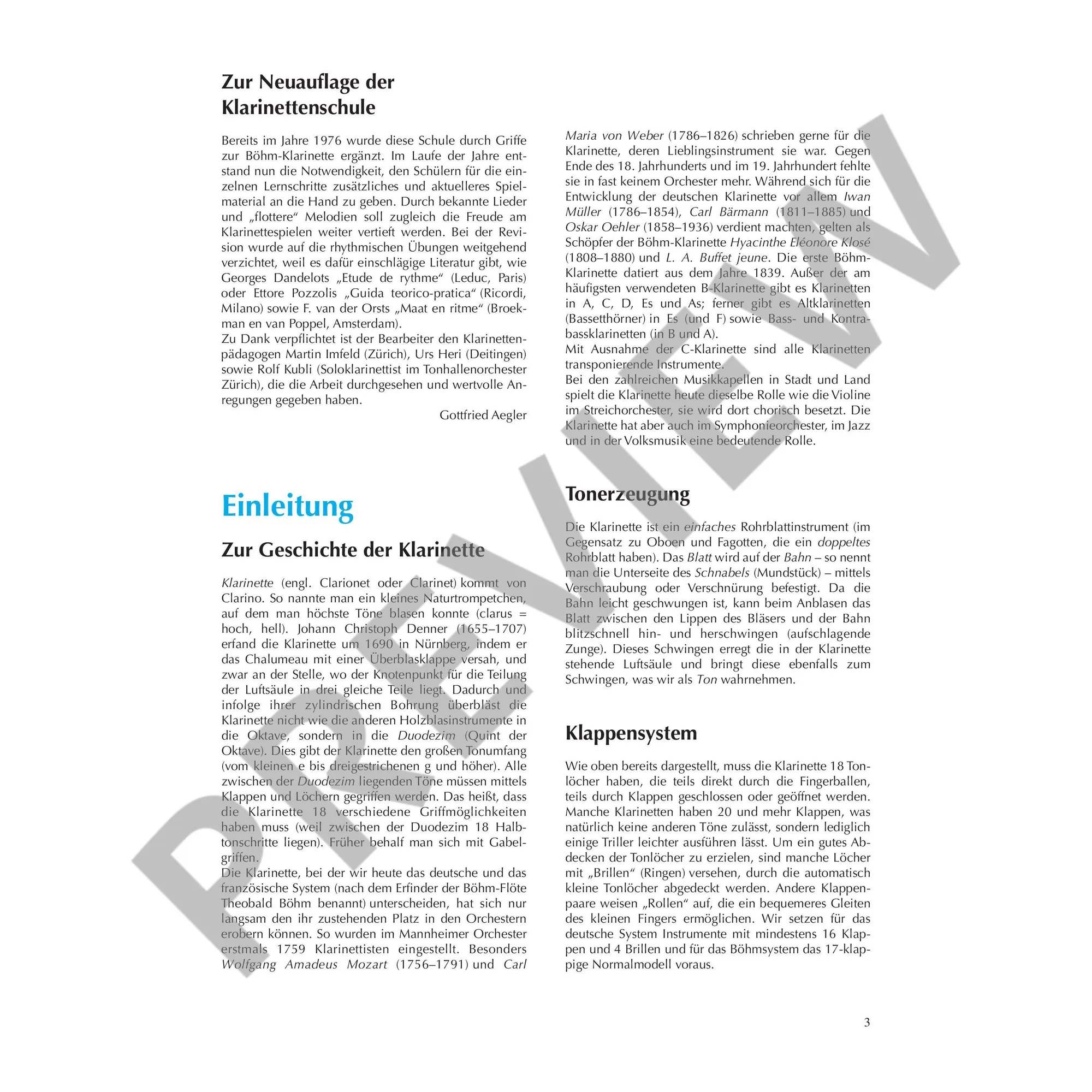 Neue Klarinettenschule 1