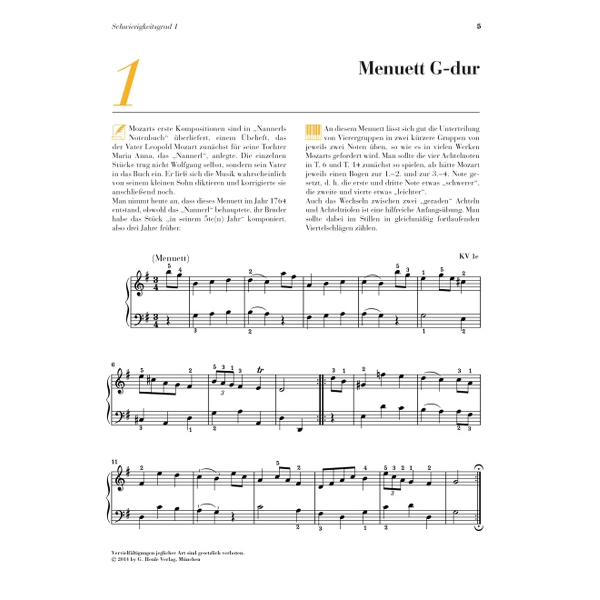 Mozart - 15 bekannte Originalstücke