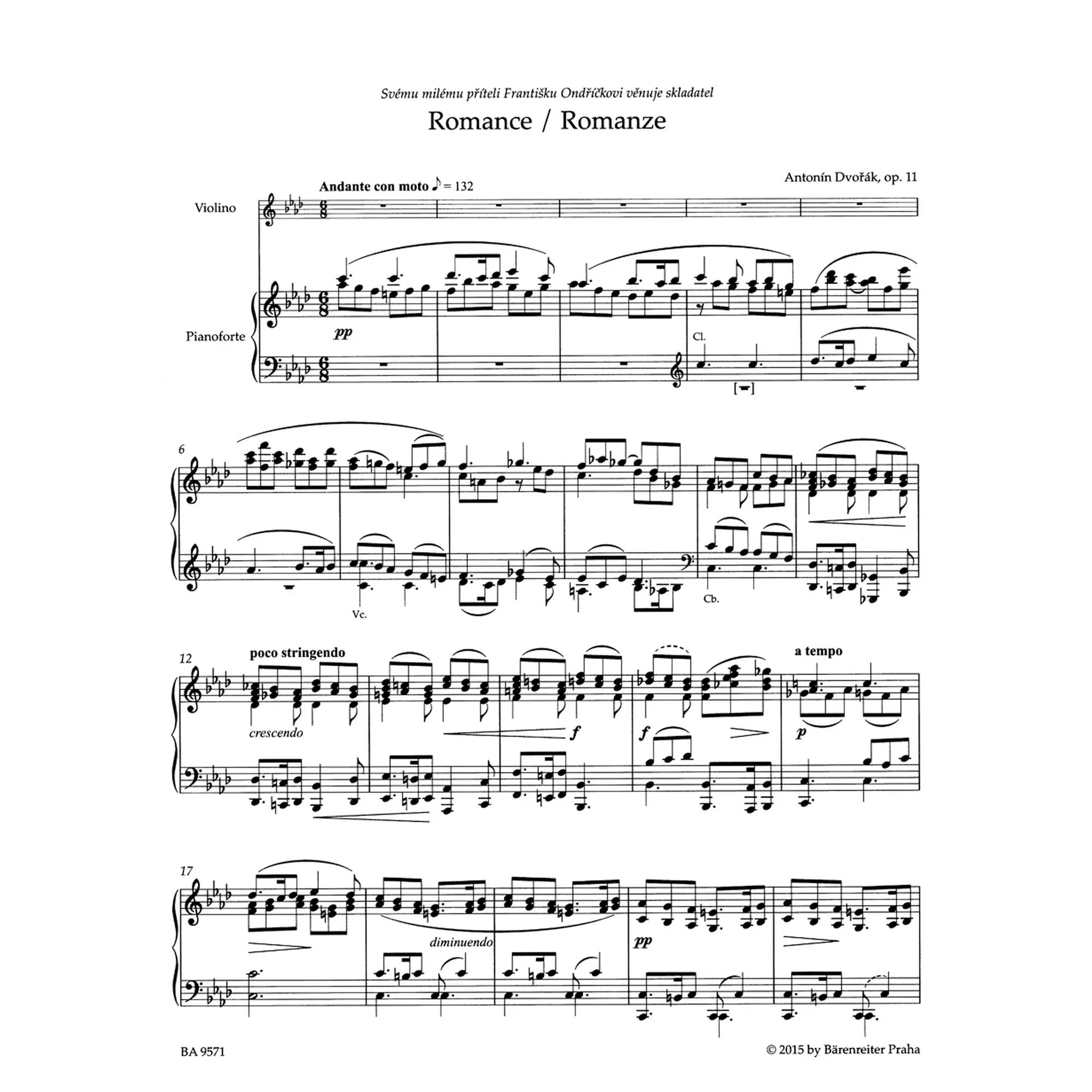 Romanze f-moll, op. 11