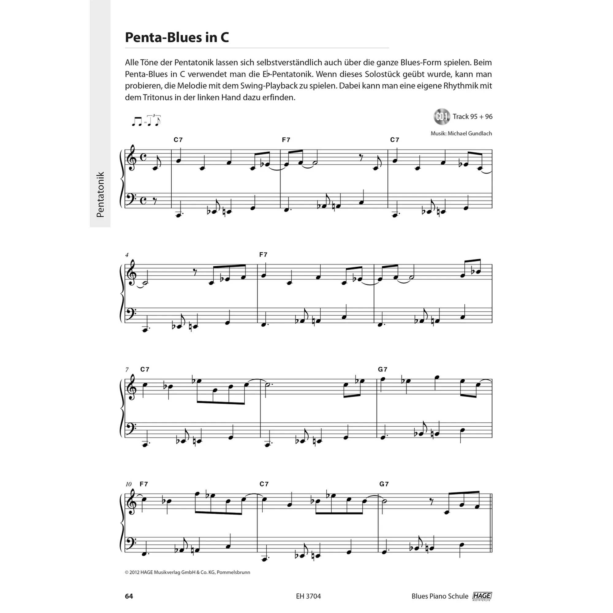 BLUES PIANO SCHULE