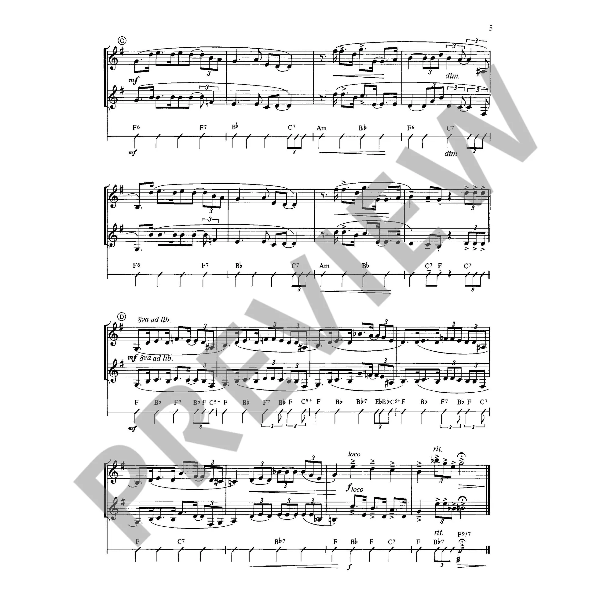 Tanz und Jazz-Duette Band 2