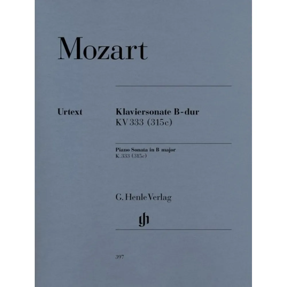 Klaviersonate B-dur KV 333 (315c)