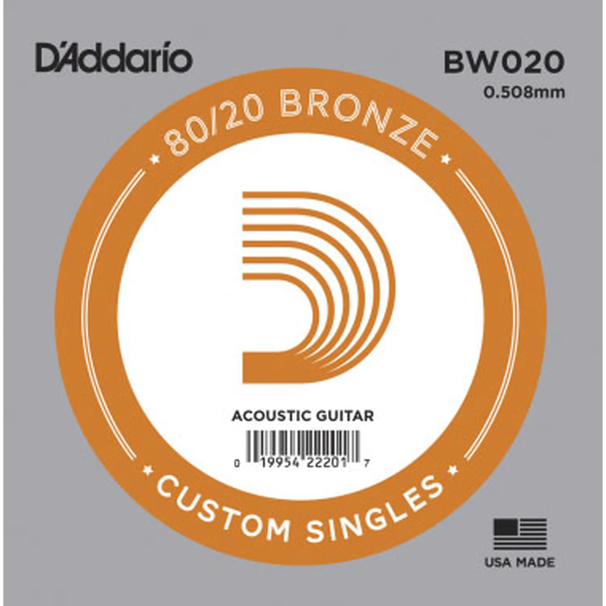 D´Addario BW020 80/20 Bronze