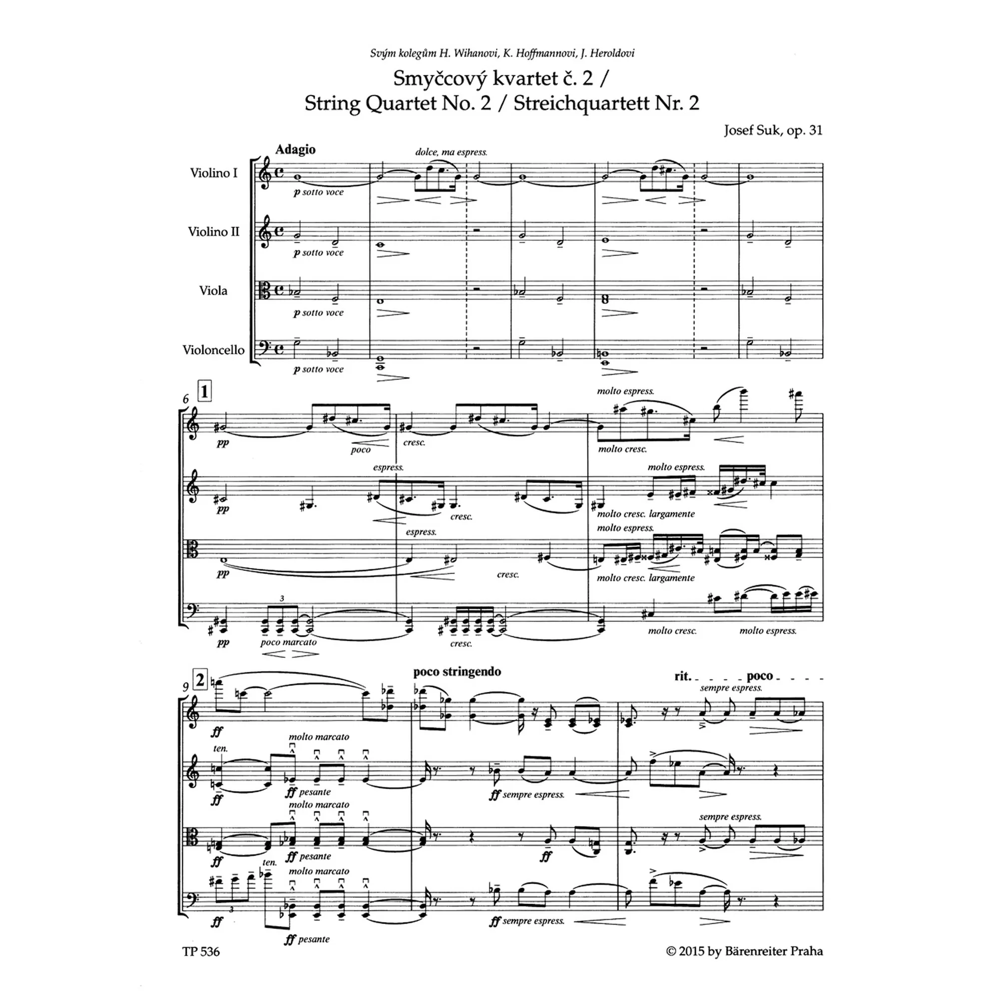 Quartett 2, op. 31