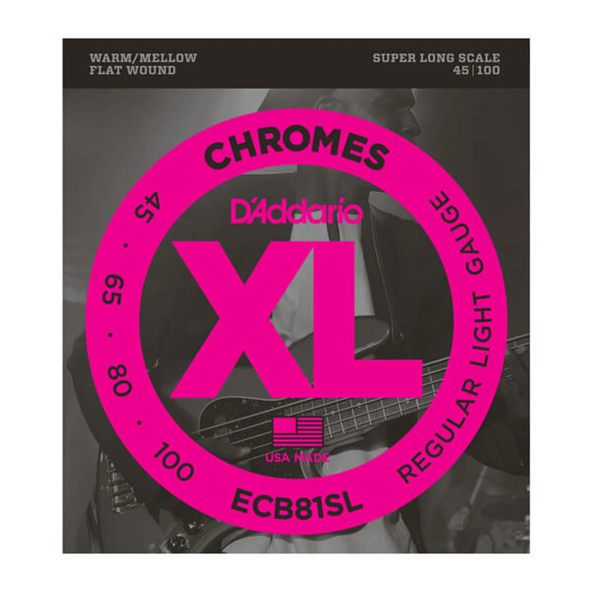 D´Addario ECB81SL Flatwound Super Long/Light