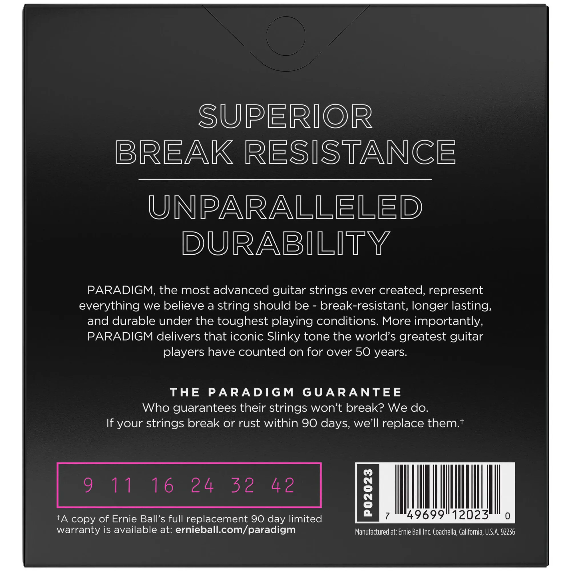 Ernie Ball E2023 Paradigm Super Slinky