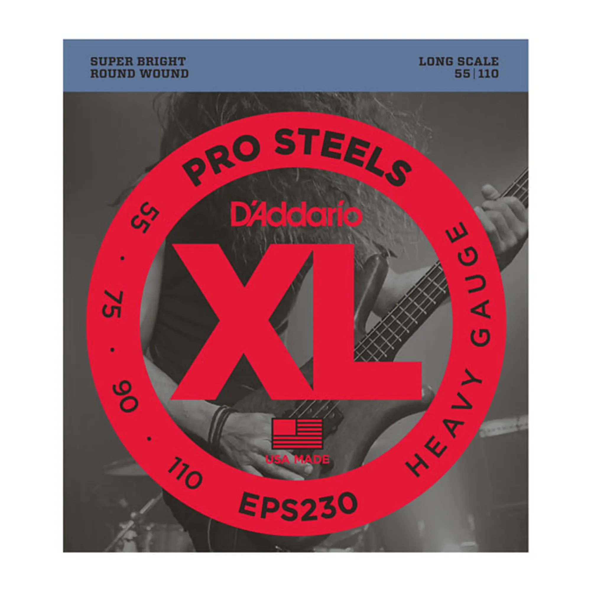 D´Addario EPS230 Pro Steels Long Scale/Heavy