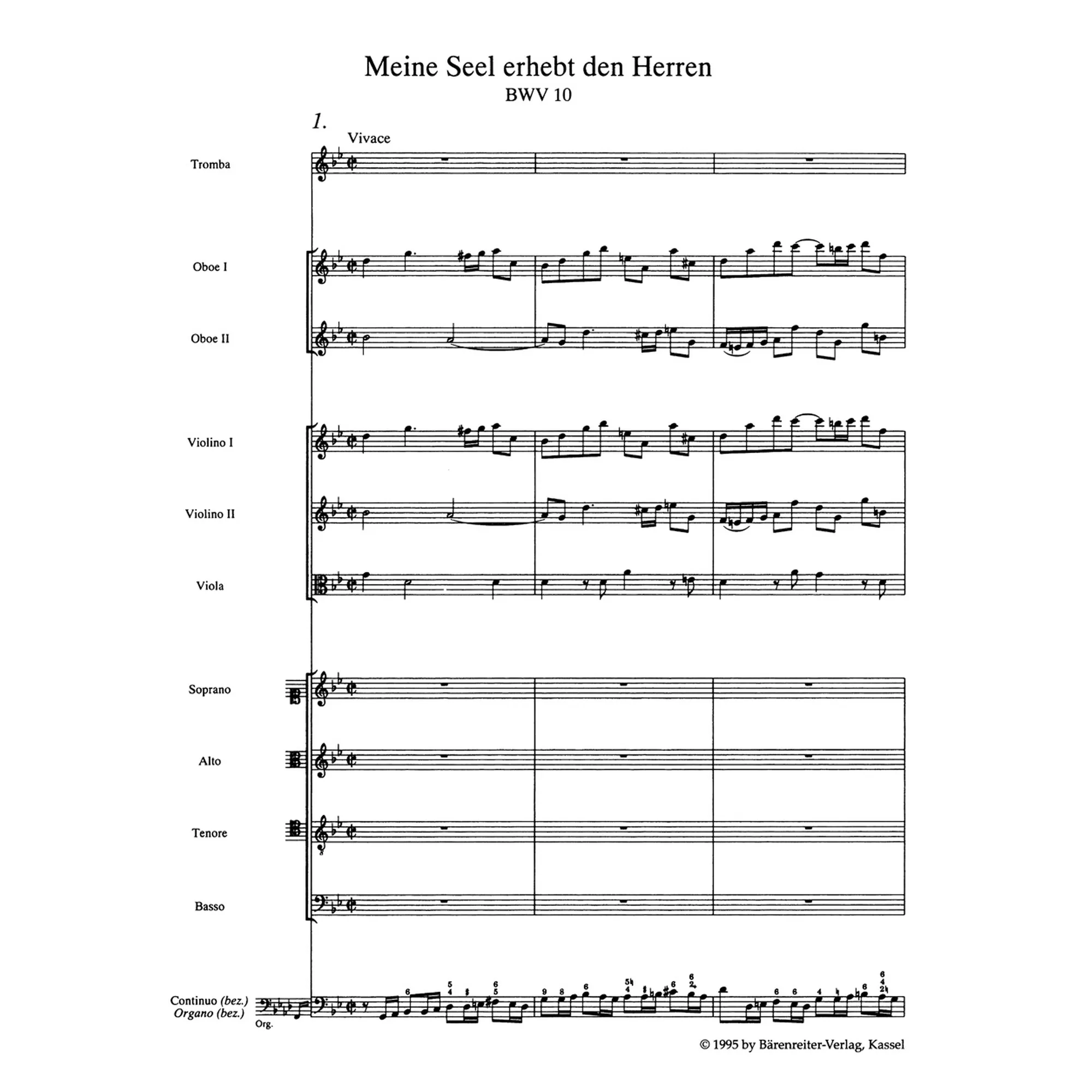 Meine Seel erhebt den Herren BWV 10