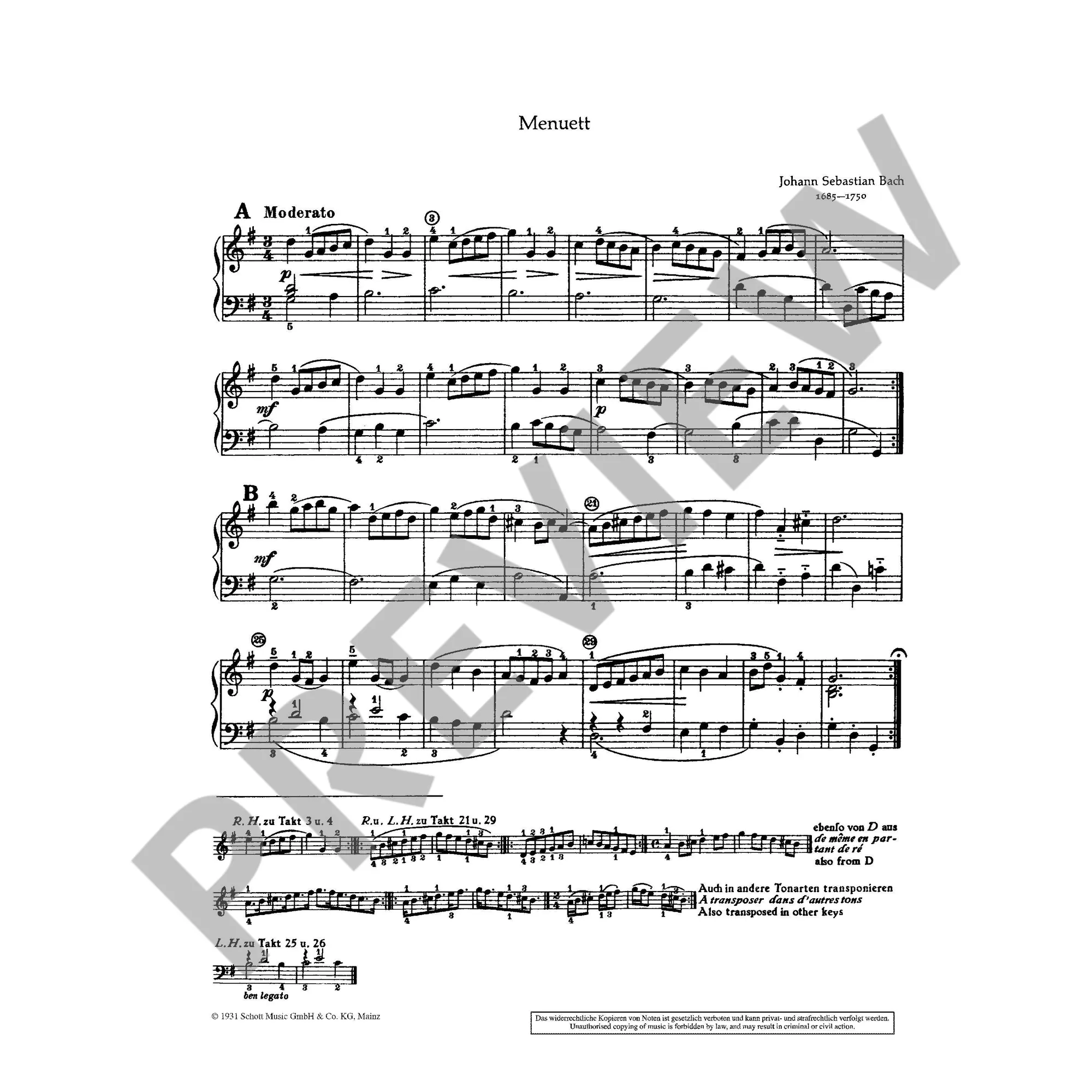 Von Bach bis Beethoven Band 1