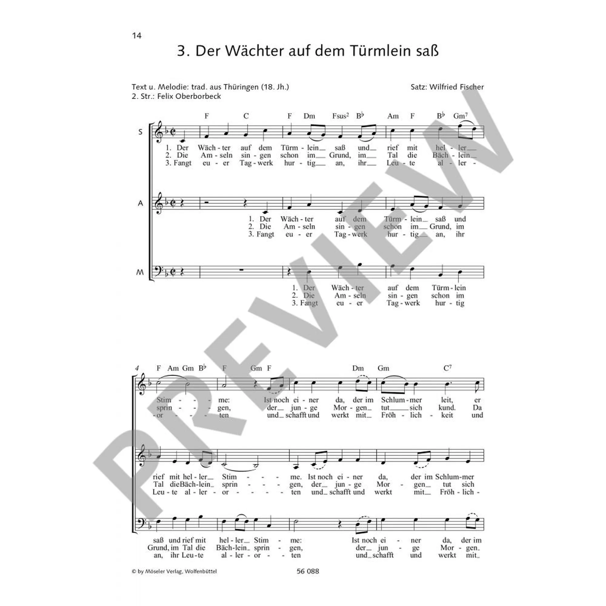 Chor zu dritt Band 4 - Kein schöner Land