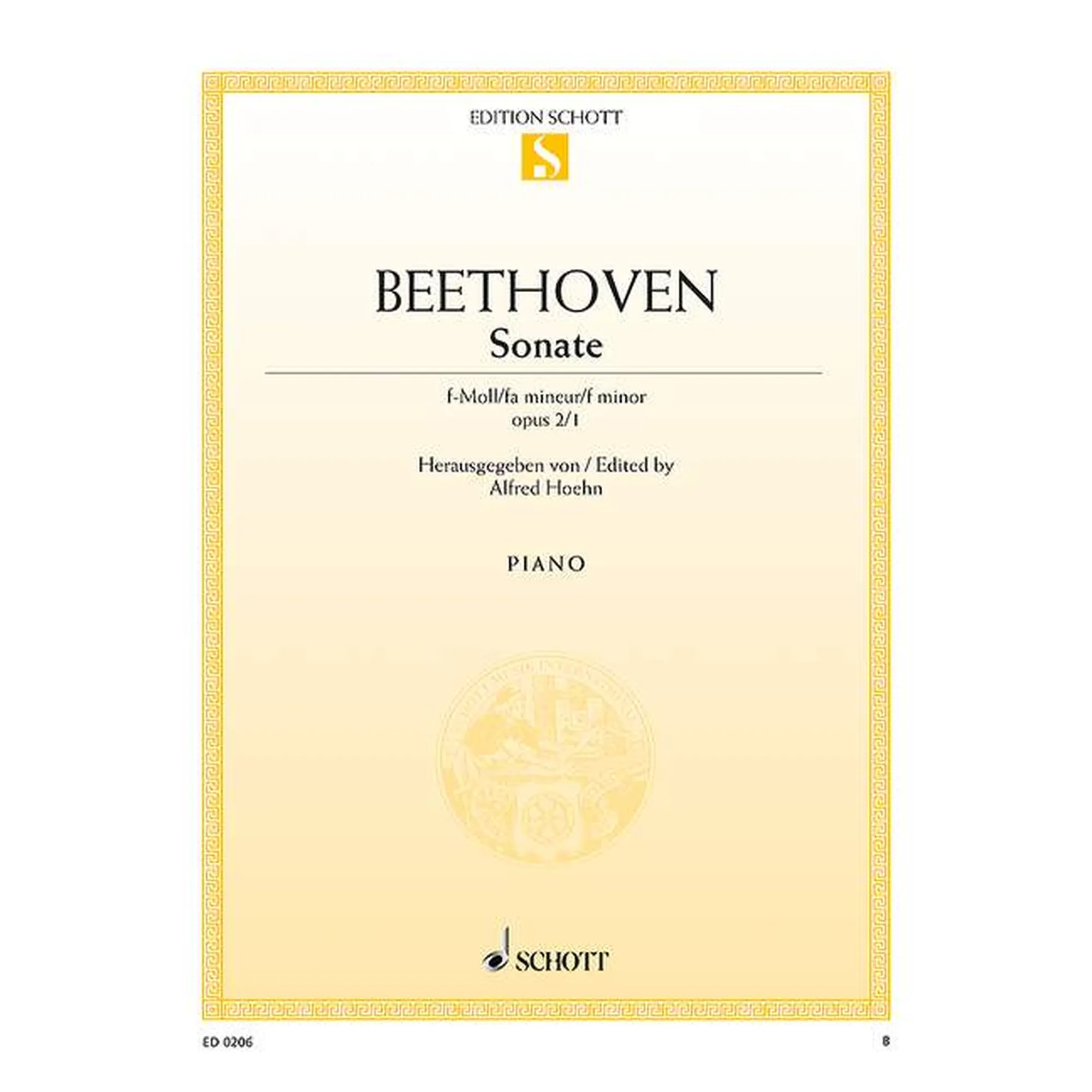 Sonate 1 f-moll OP 2/1