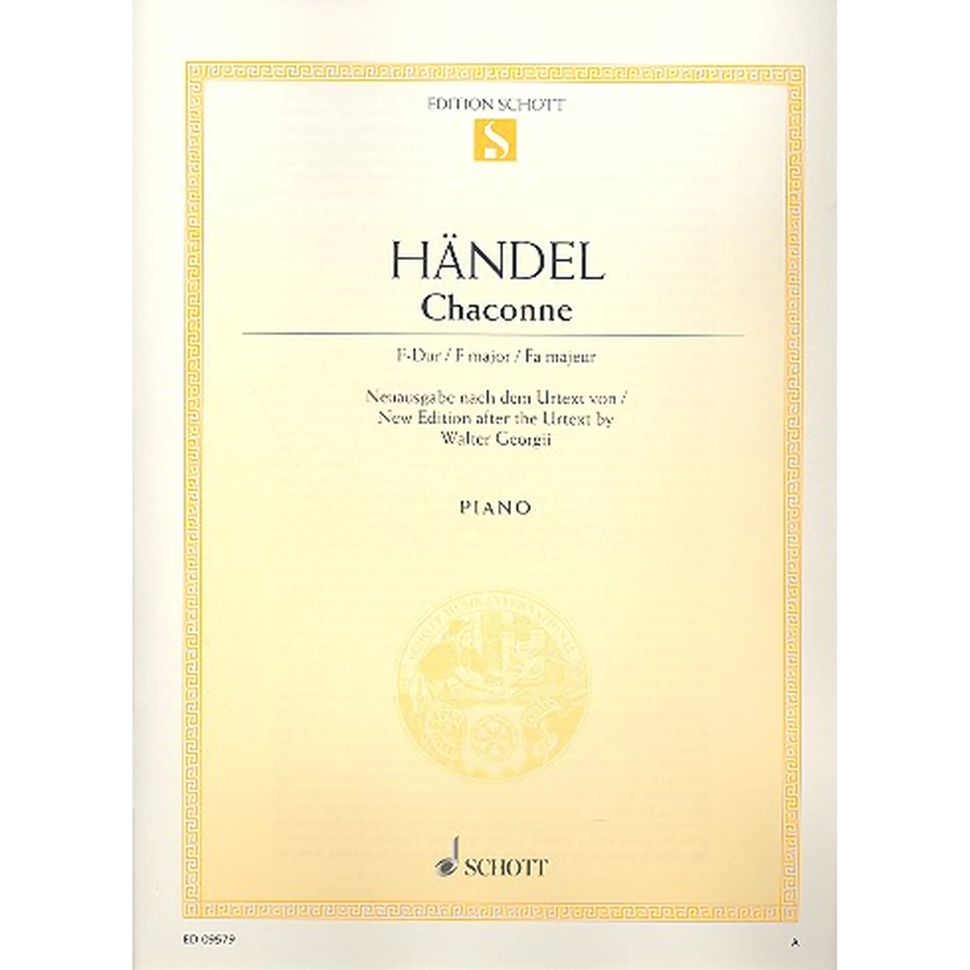 Chaconne F-Dur