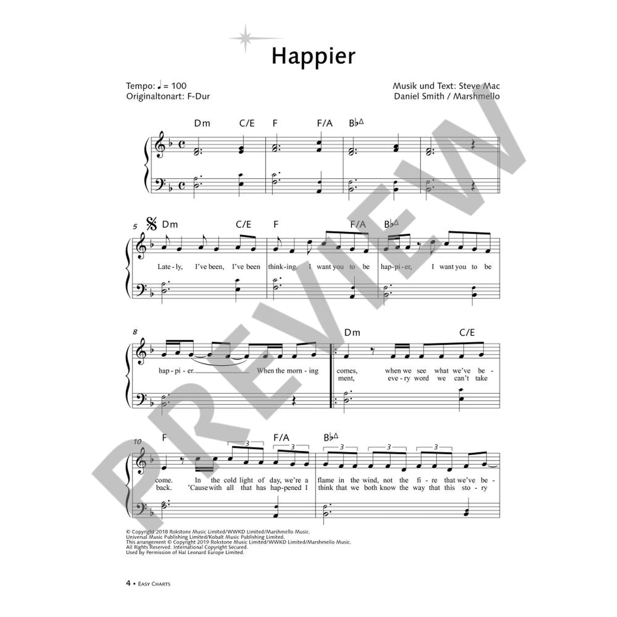 Easy Charts Playalong Band 10