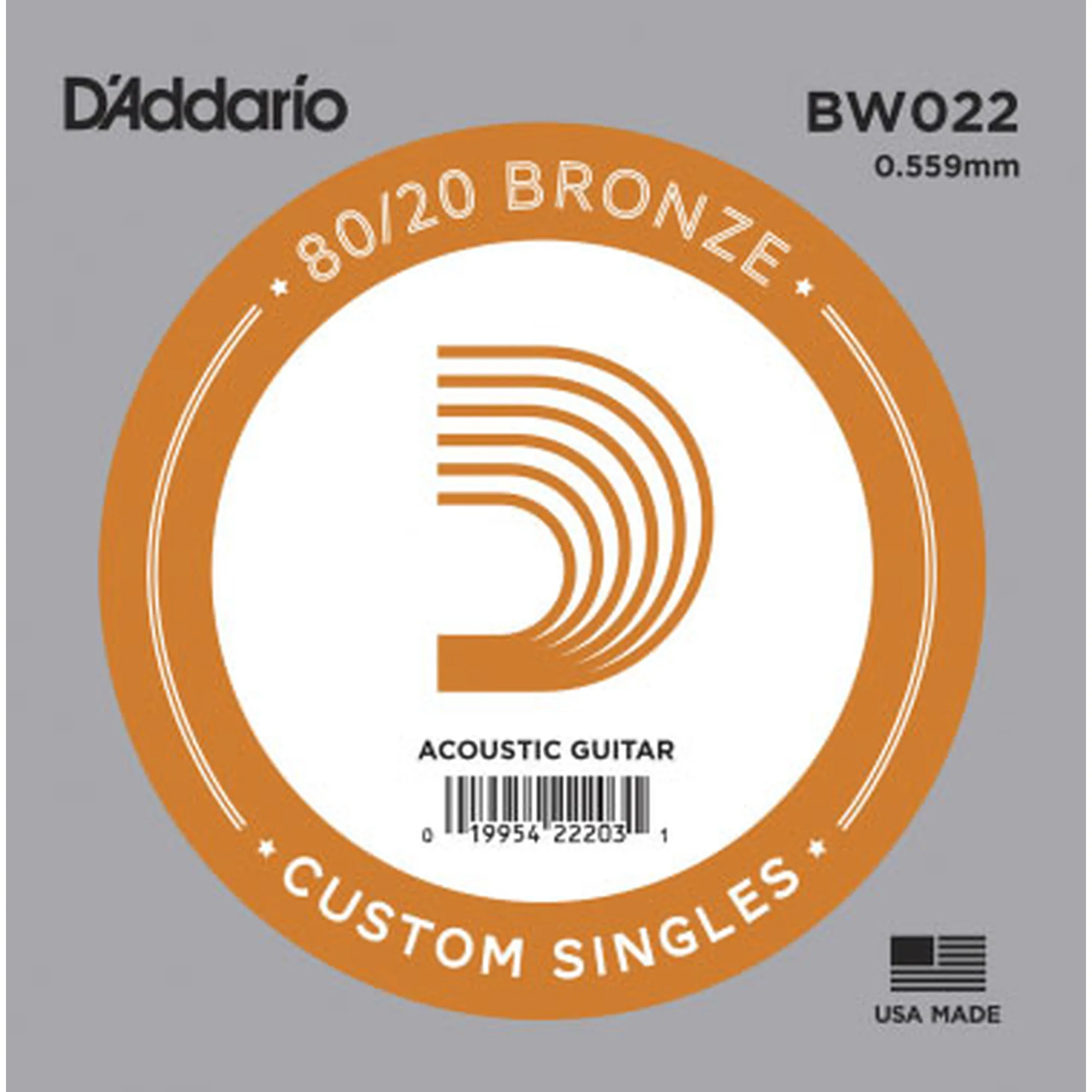 D´Addario BW022 80/20 Bronze