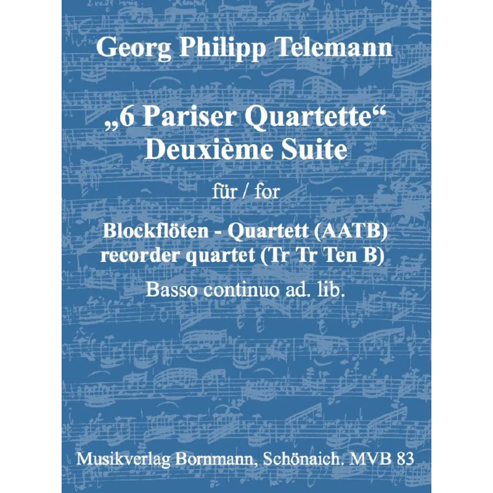 Deuxième Suite aus '6 Pariser Quartette'