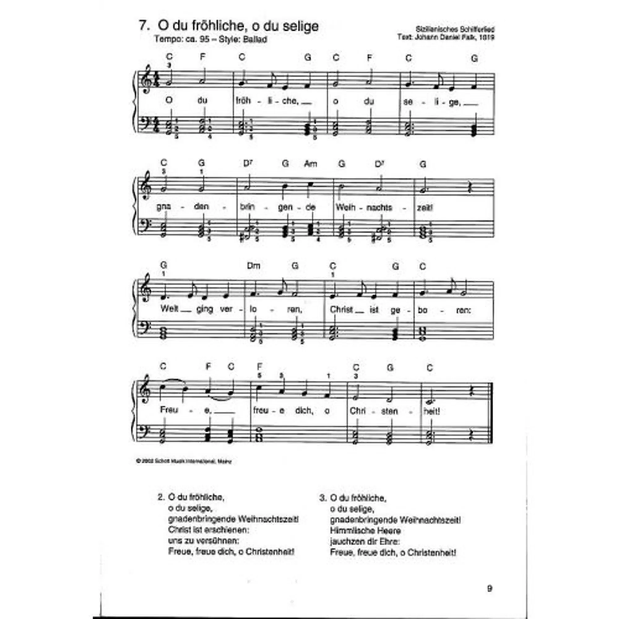 Die schönsten Weihnachtslieder - Keyboard