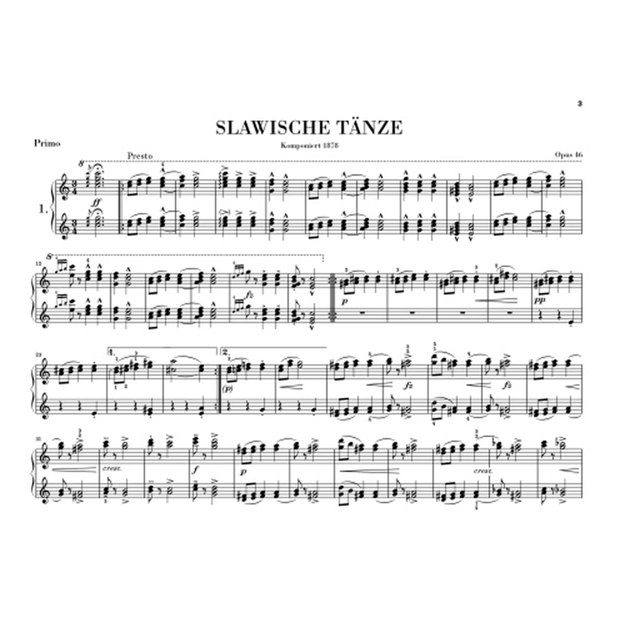 Slawische Tänze op. 46