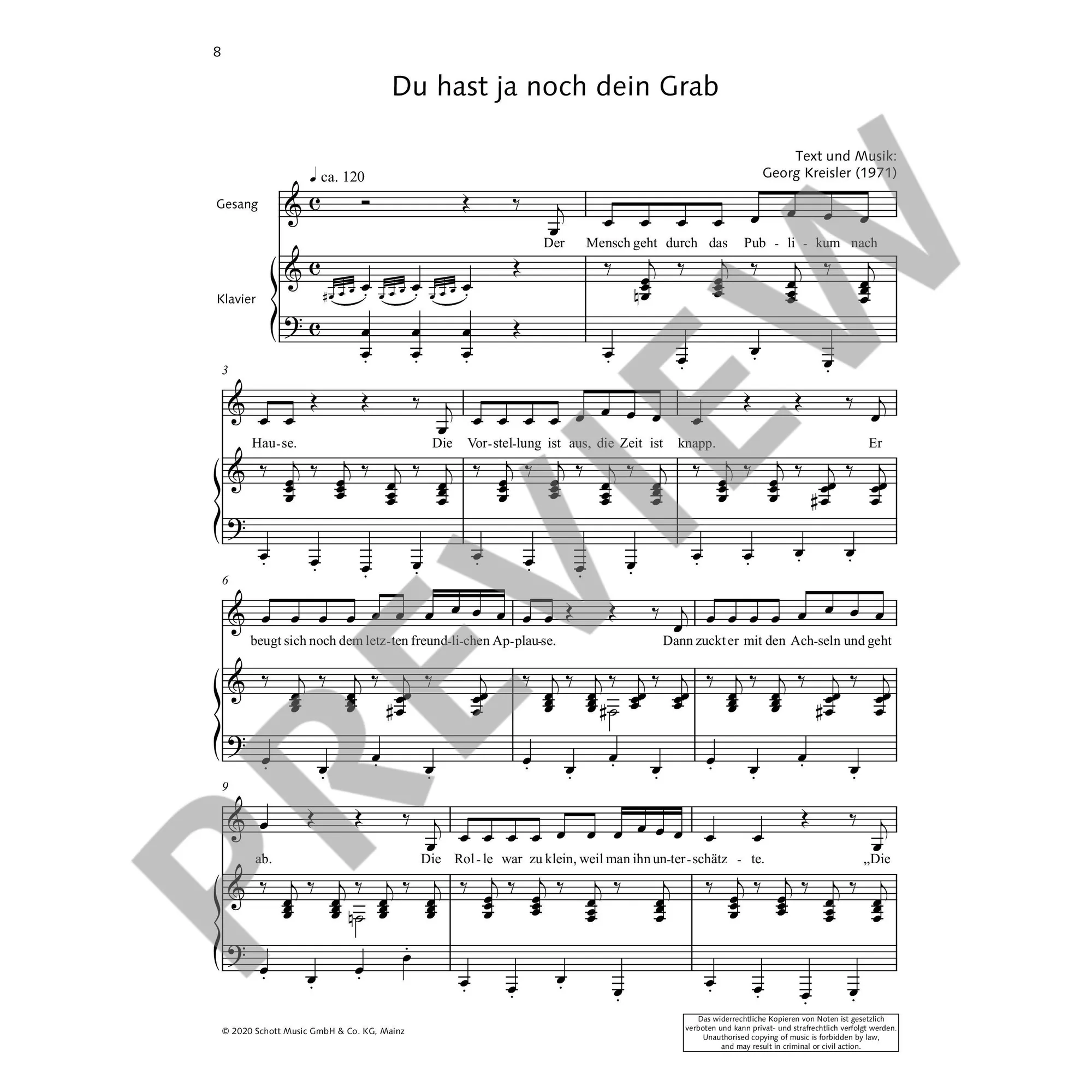 Lieder und Chansons Band 8