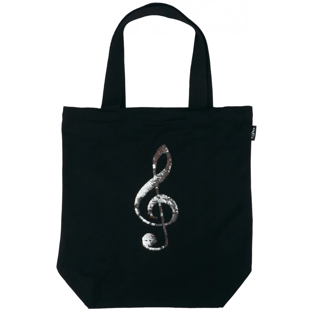 agifty City Shopper Violinschlüssel golden/silber